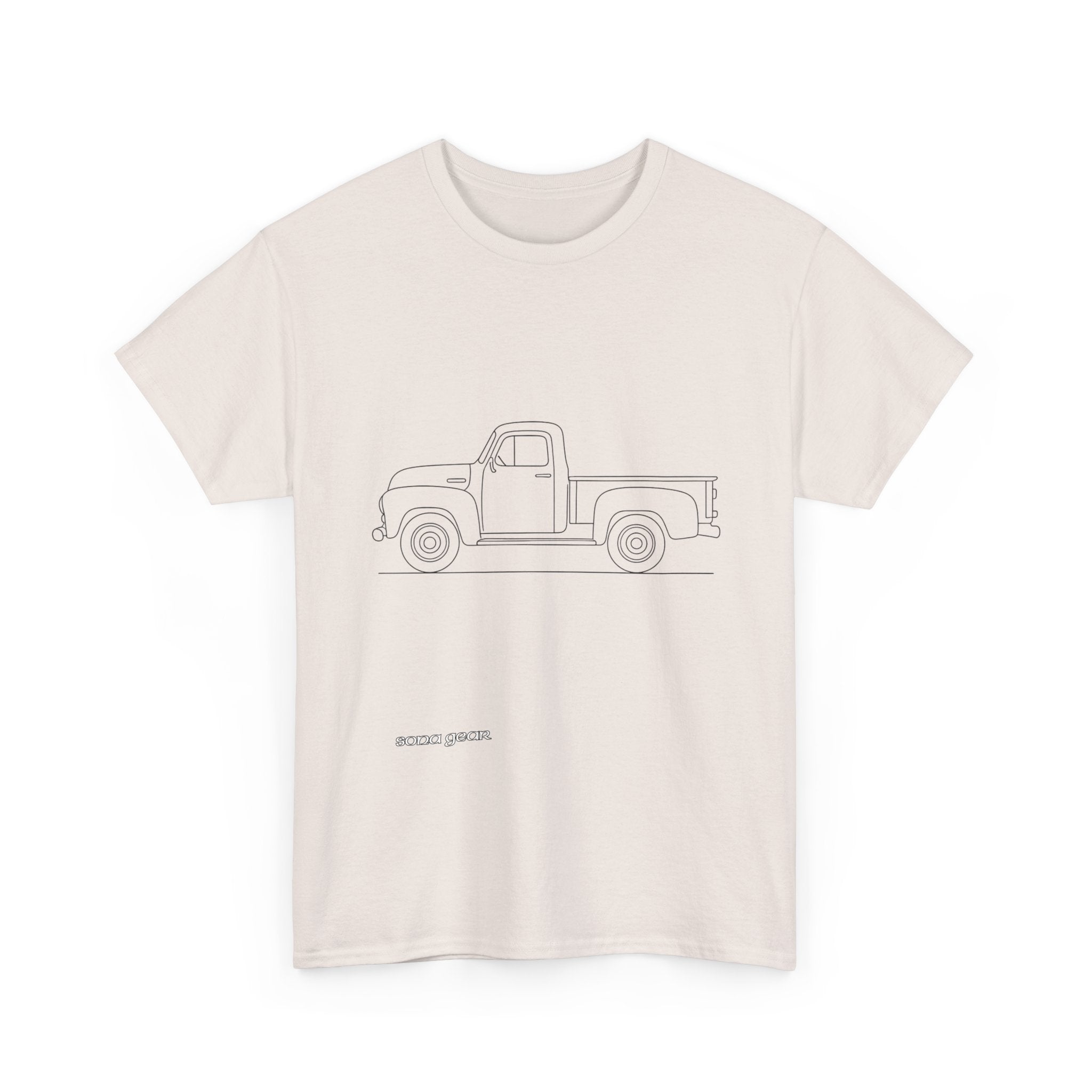 Vintage Truck Doodle - T-Shirt