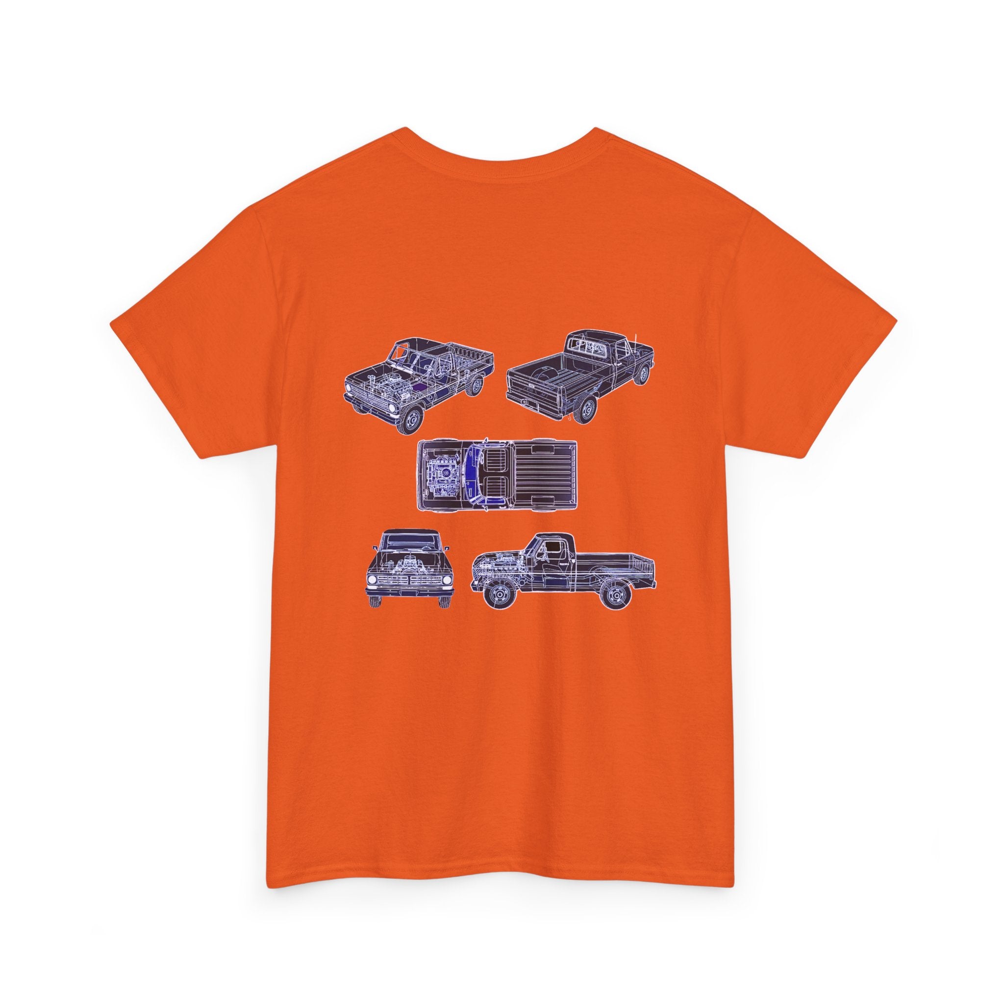 Truck Mechanical Outline - T-Shirt
