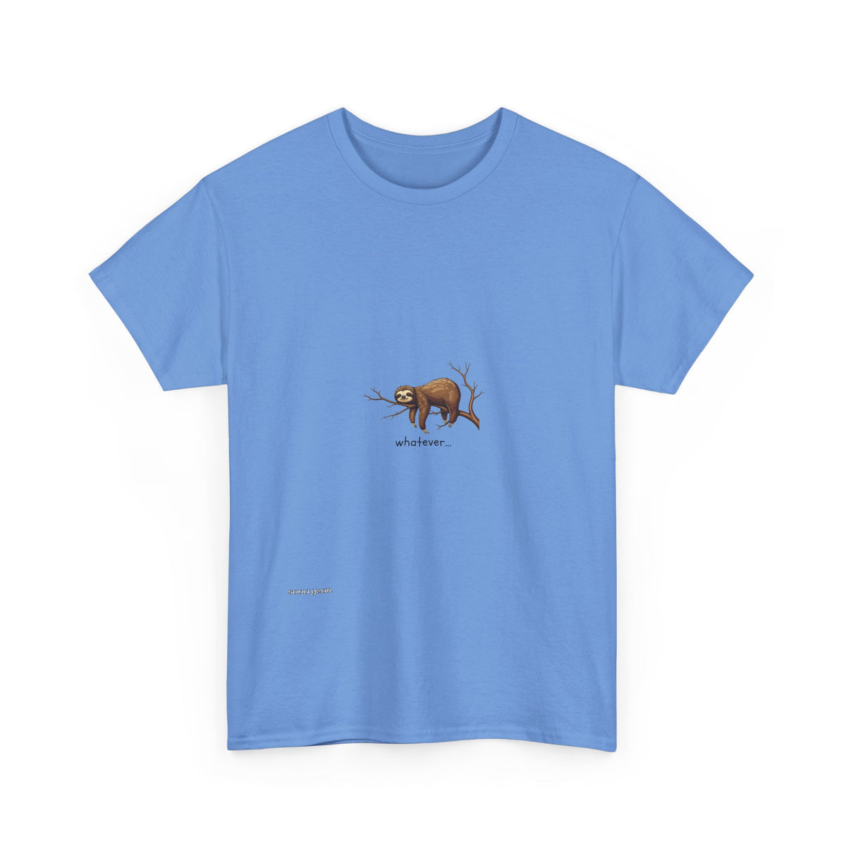 Sloth on Branch T-Shirt — Minimal Wildlife Graphic Tee
