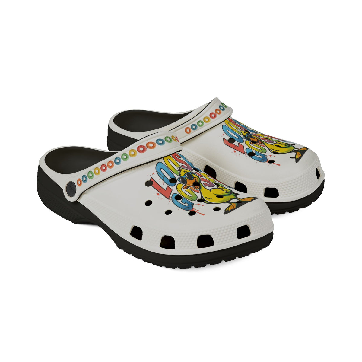 Cartoon Tweety EVA Foam Clogs — Colorful Graphic Slip-On Shoes
