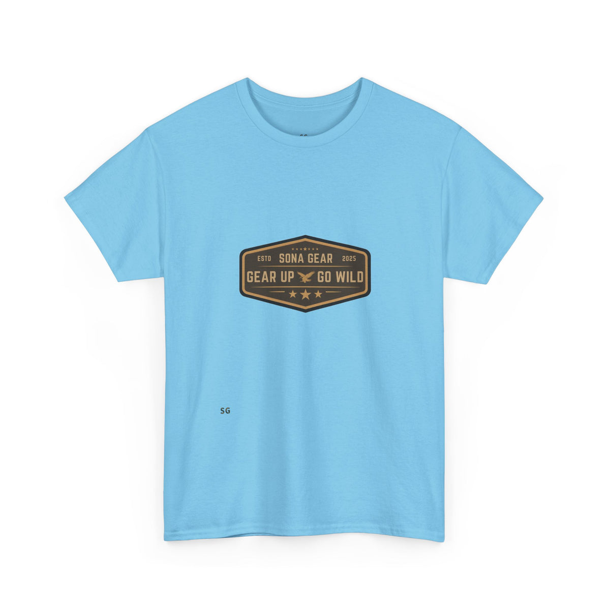 Gear Up Tee — 'Gear Up Go Wild' Outdoor Adventure Badge T-Shirt