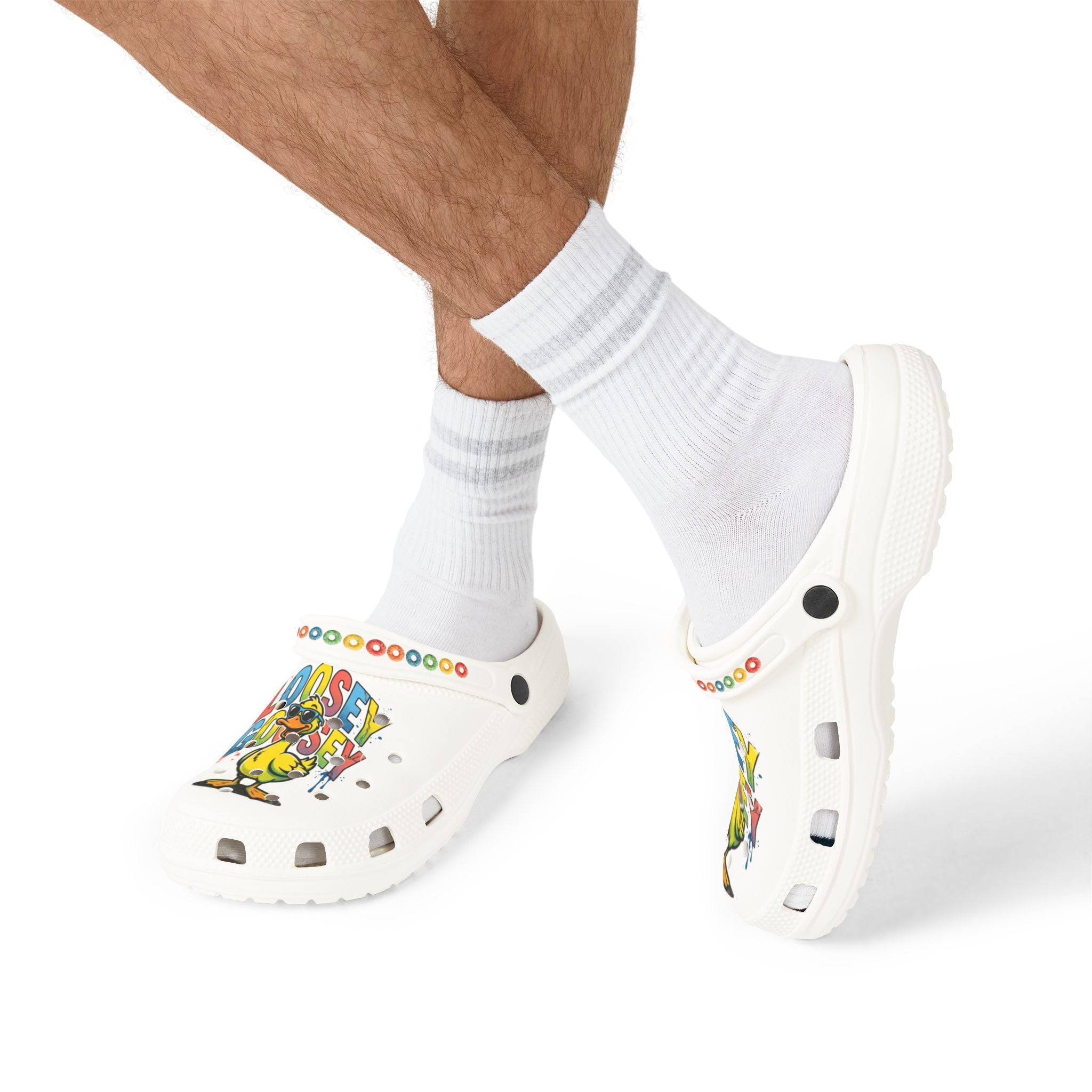 Cartoon Tweety EVA Foam Clogs — Colorful Graphic Slip-On Shoes