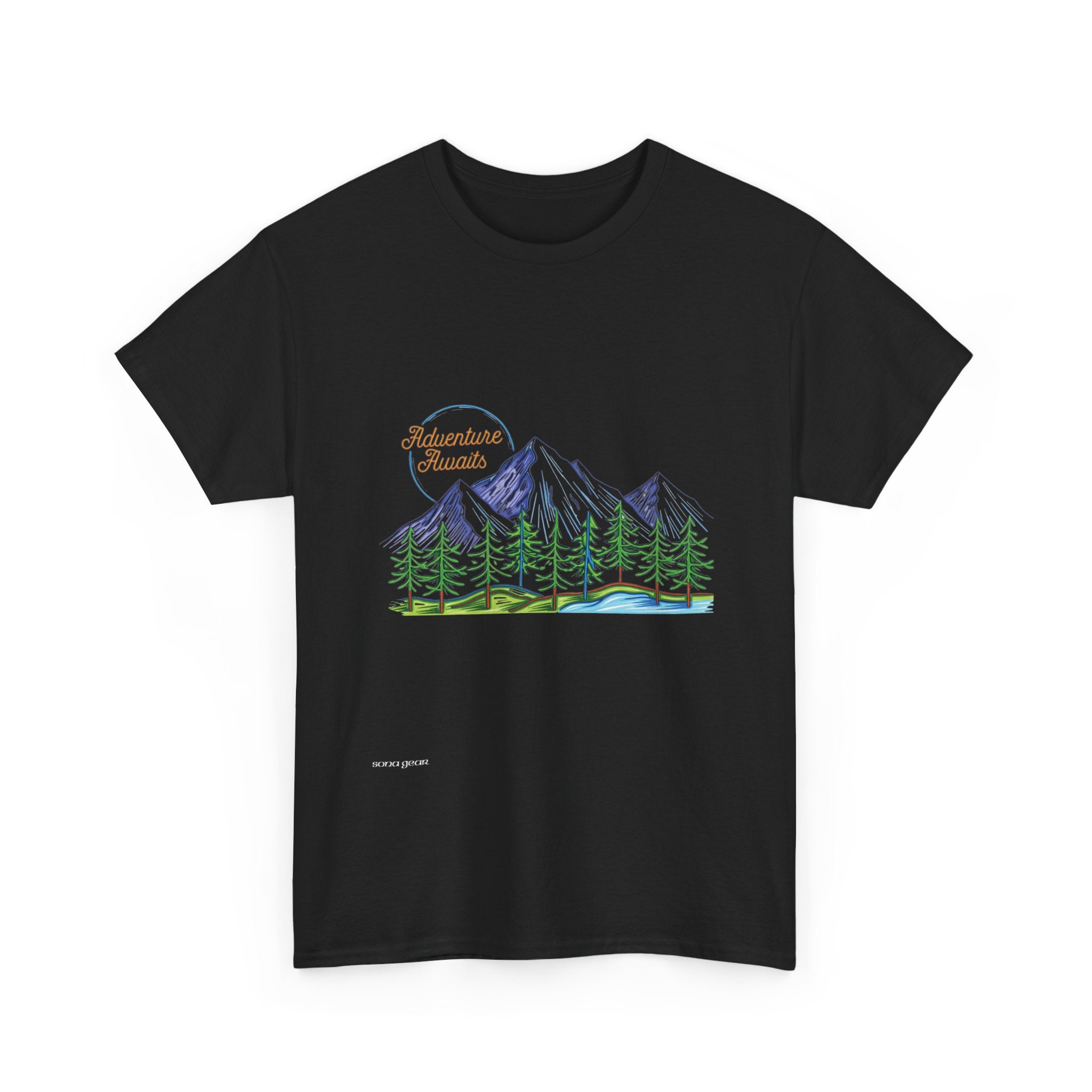Mountain Lakes Tee — 'Wilderness Bound' Scenic Forest & Peak T-Shirt