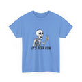 Skeleton "It's Been Fun" Tee — Funny Gothic Graphic T-Shirt