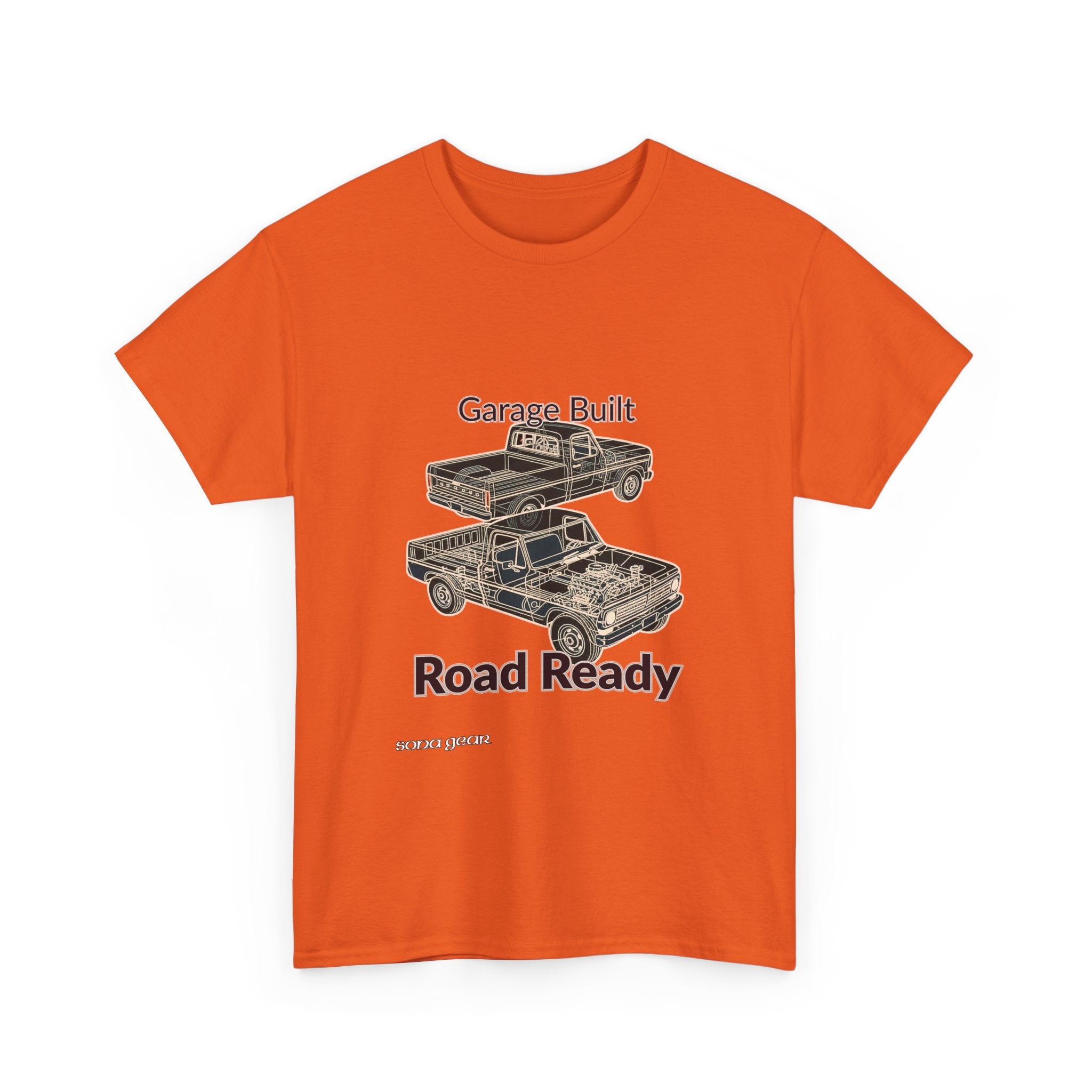 Truck Mechanical Outline 2 - T-Shirt