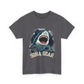 Great White Shark Illustration T-Shirt | Shark Bite Graphic Tee