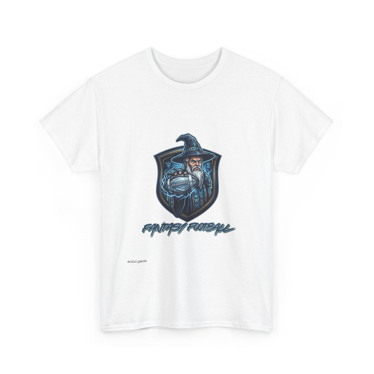 Wizard Crest Fantasy Football T-Shirt — Mystic Mage Graphic Tee