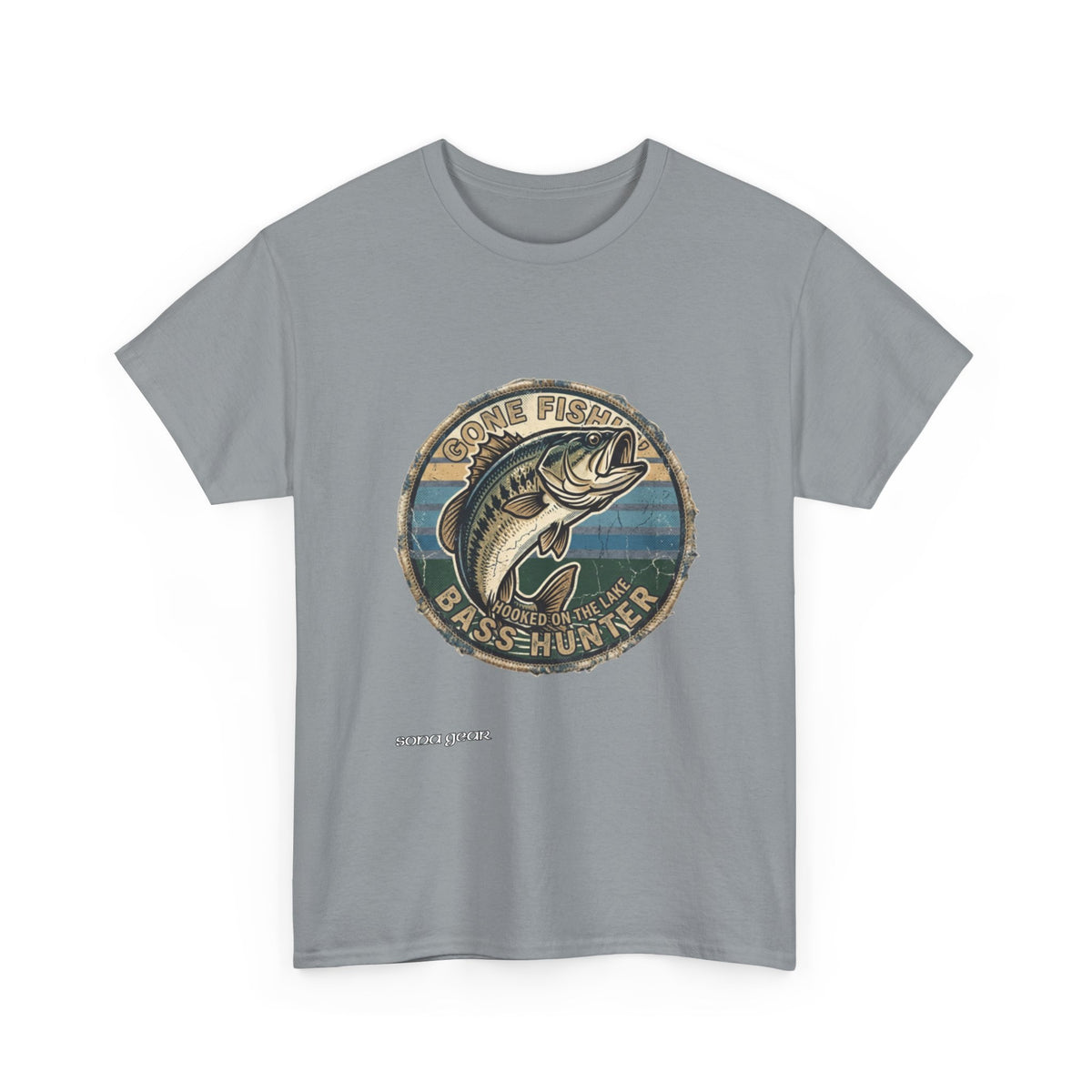 Bass Fisher emblem T-Shirt | Vintage fishing logo tee