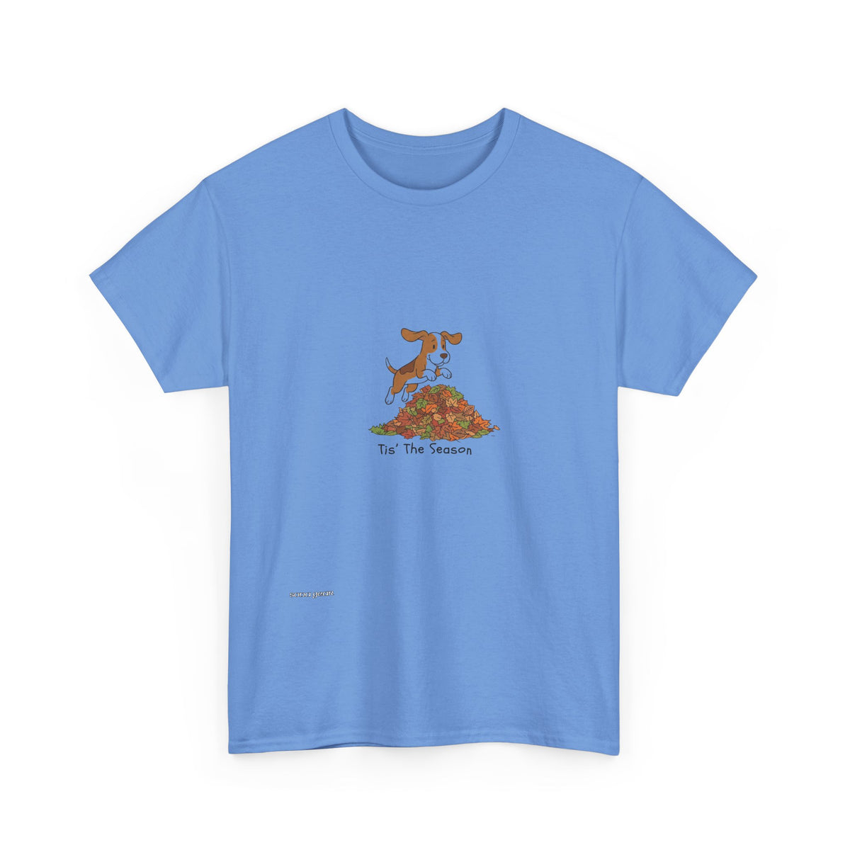 Fall Dog Pile T‑Shirt — "Tis The Season" Autumn Puppy Tee