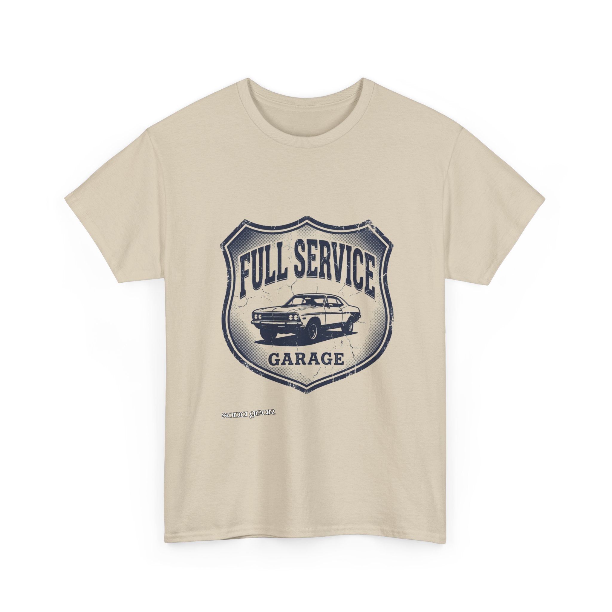 Full Service Garage T-Shirt — Vintage Car Mechanic Tee
