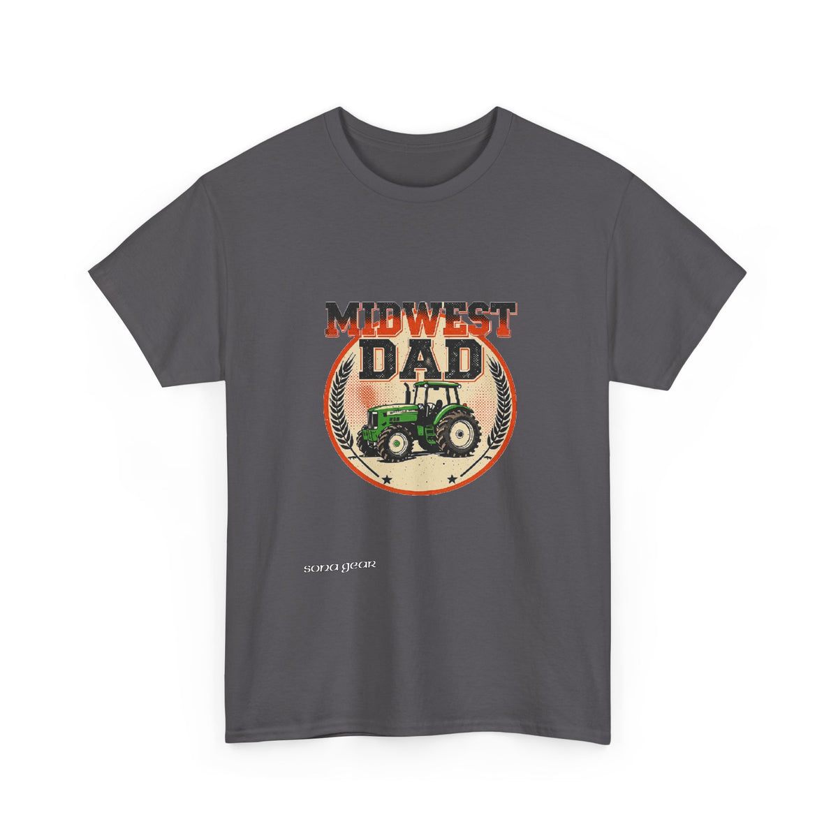 Midwest Dad tractor T-Shirt | Farming graphic tee