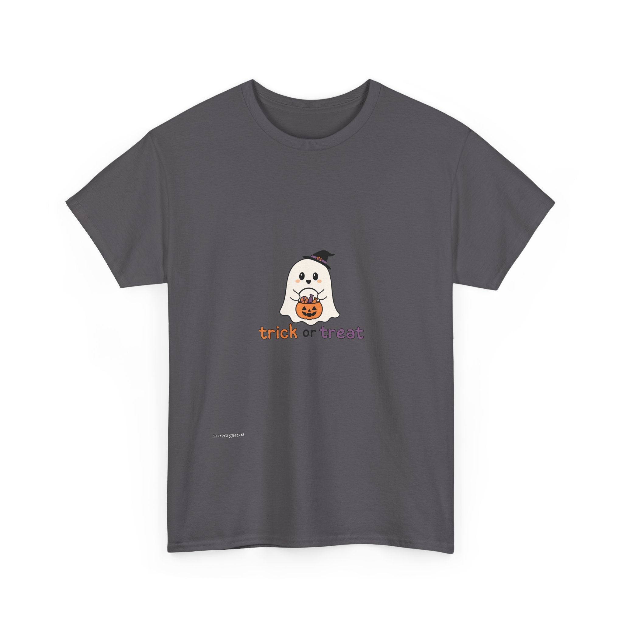 Halloween Ghost Tee — Cute 'Trick or Treat' Pumpkin Costume T-Shirt