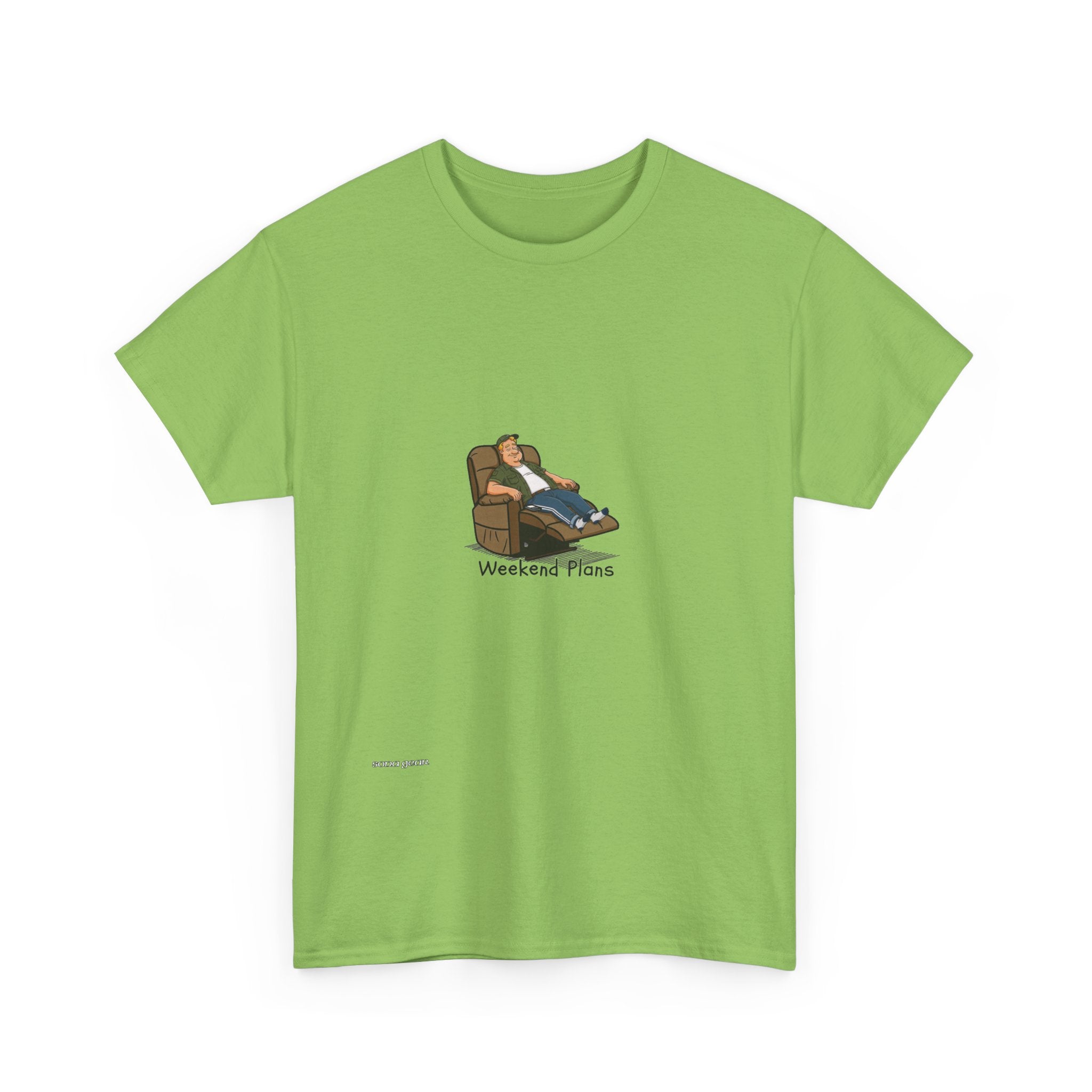 Relaxing Recliner Tee — "Weekend Vibes" Graphic T-Shirt