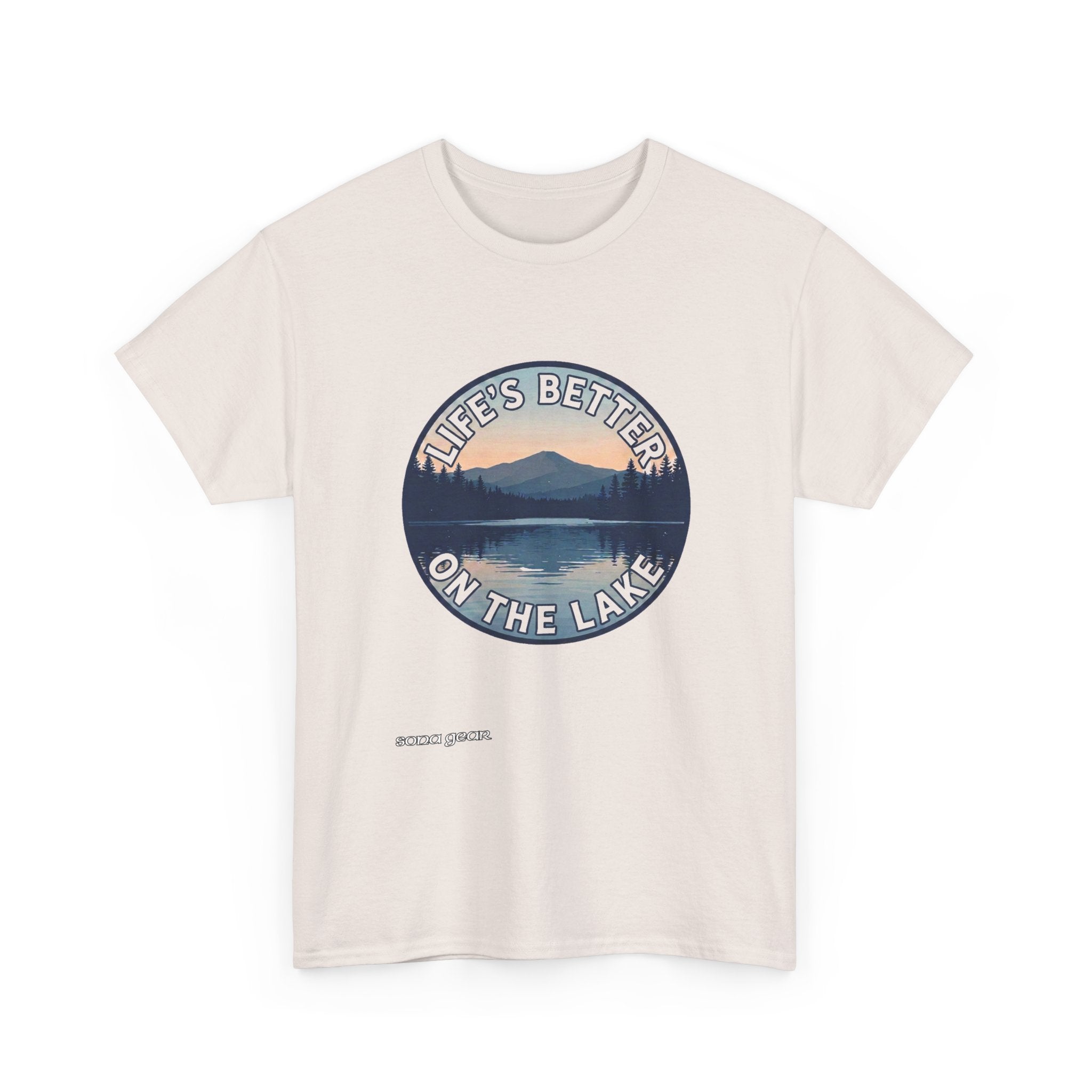 Life's Better on the Lake Tee | Lake Scene, Mountain Reflection, Outdoor Shirt