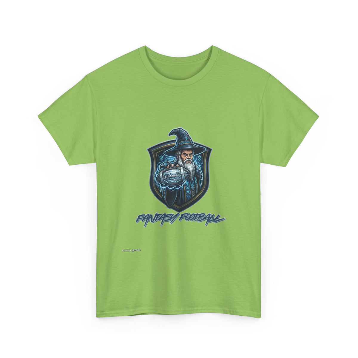 Wizard Crest Fantasy Football T-Shirt — Mystic Mage Graphic Tee