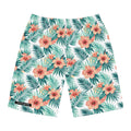 Tropical Hibiscus Board Shorts — Men's Floral Swim Trunks
