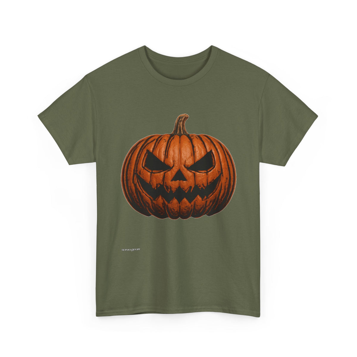 Halloween Jack-O'-Lantern T-Shirt — Spooky Pumpkin Graphic Tee