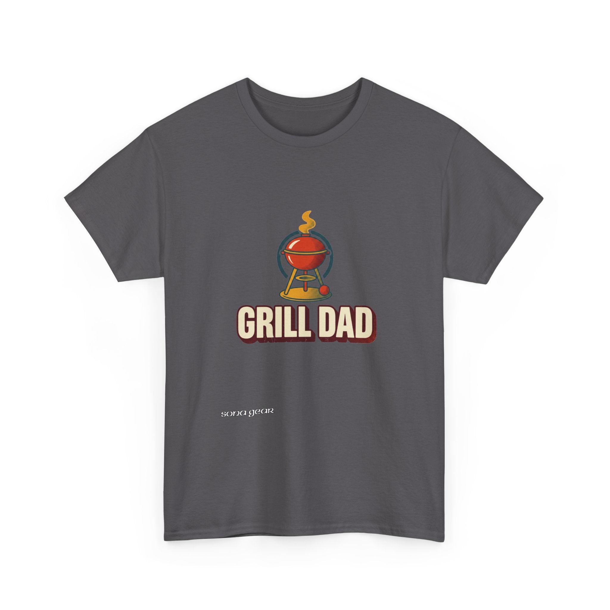 Grill Dad T-Shirt | BBQ Grill Cartoon, Father's Day Tee