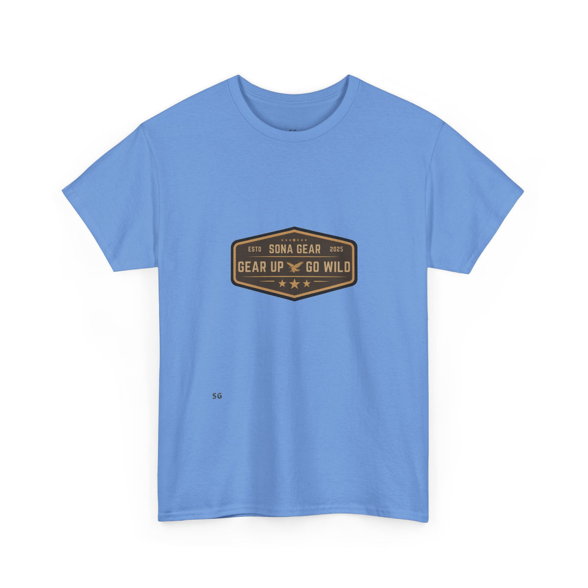 Gear Up Tee — 'Gear Up Go Wild' Outdoor Adventure Badge T-Shirt