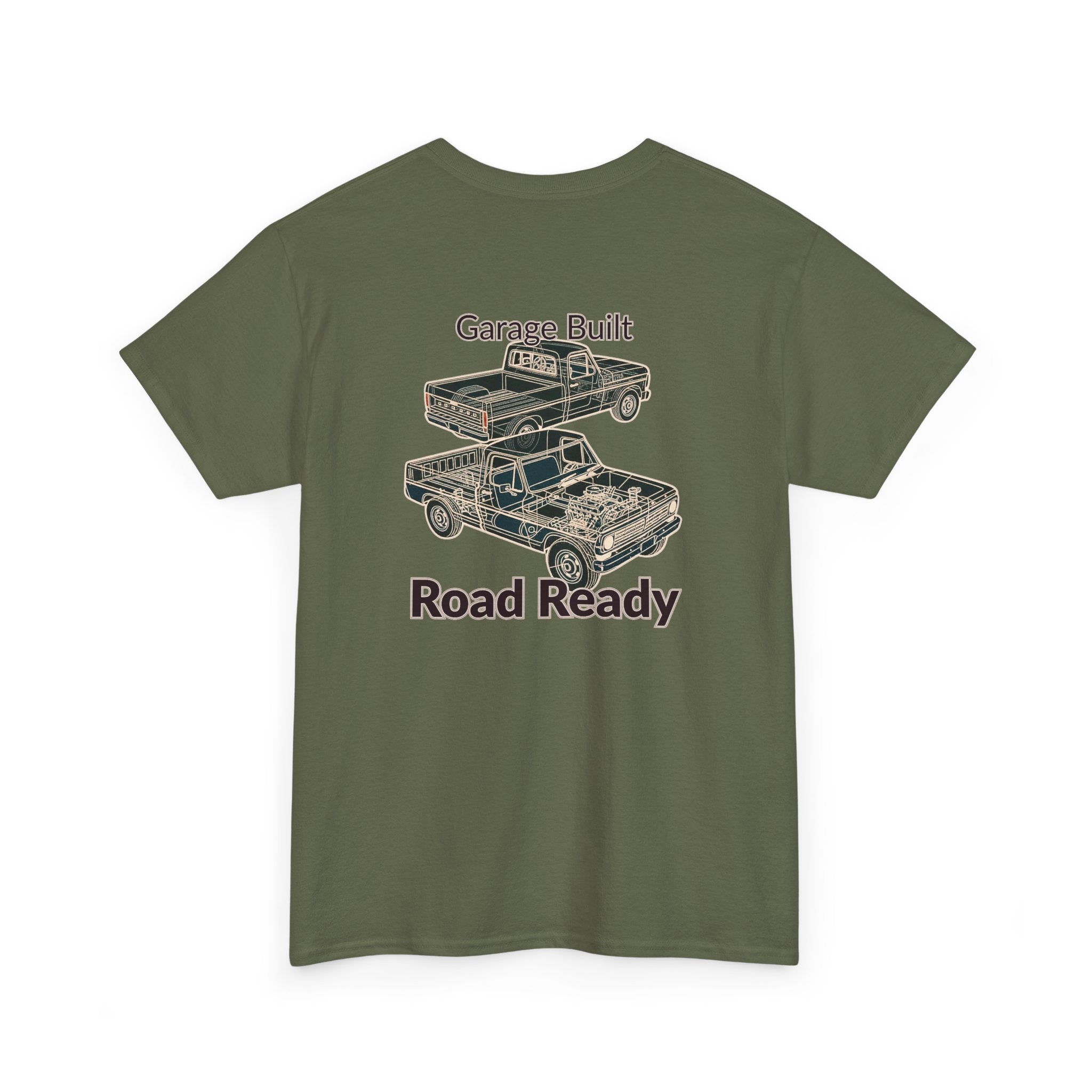 Truck Mechanical Outline 2 - T-Shirt