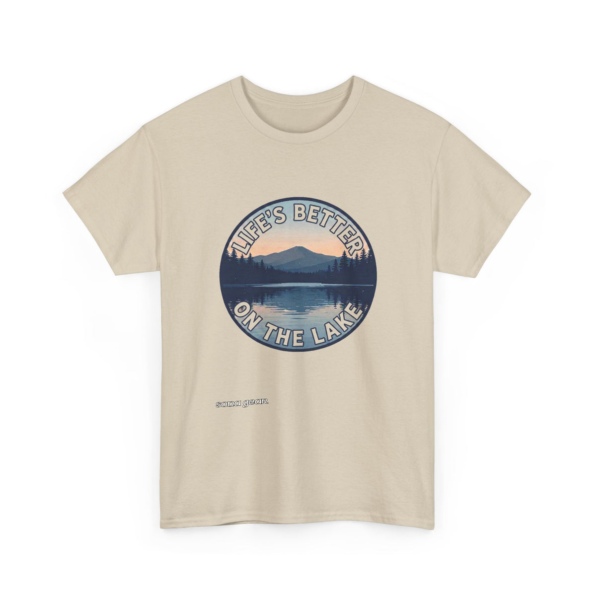 Life's Better on the Lake Tee | Lake Scene, Mountain Reflection, Outdoor Shirt