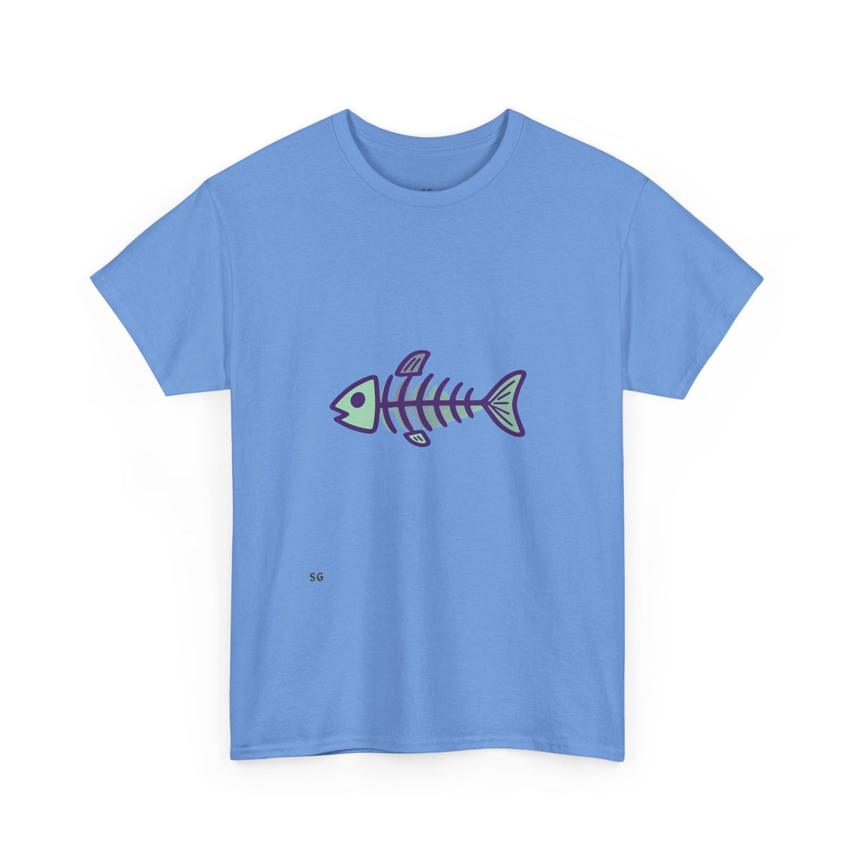 Fishbone Graphic Tee — Nautical Skeleton Fish T-Shirt