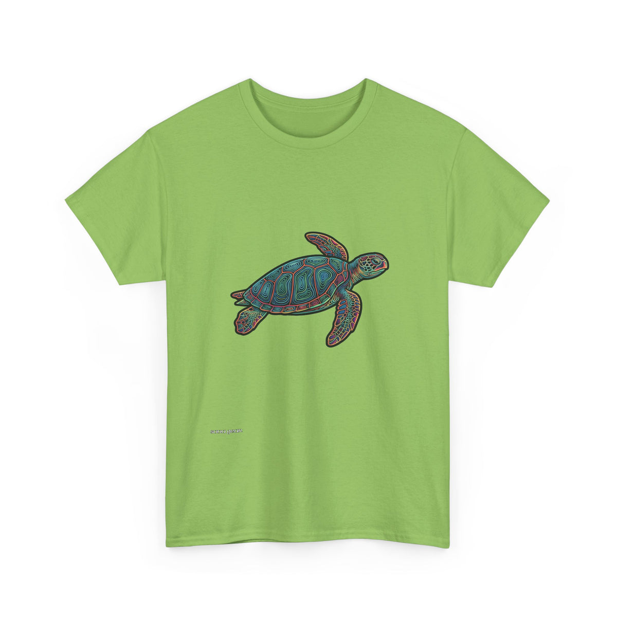 Sea Turtle Illustration Tee | Ocean Conservation, Nautical Graphic Shirt