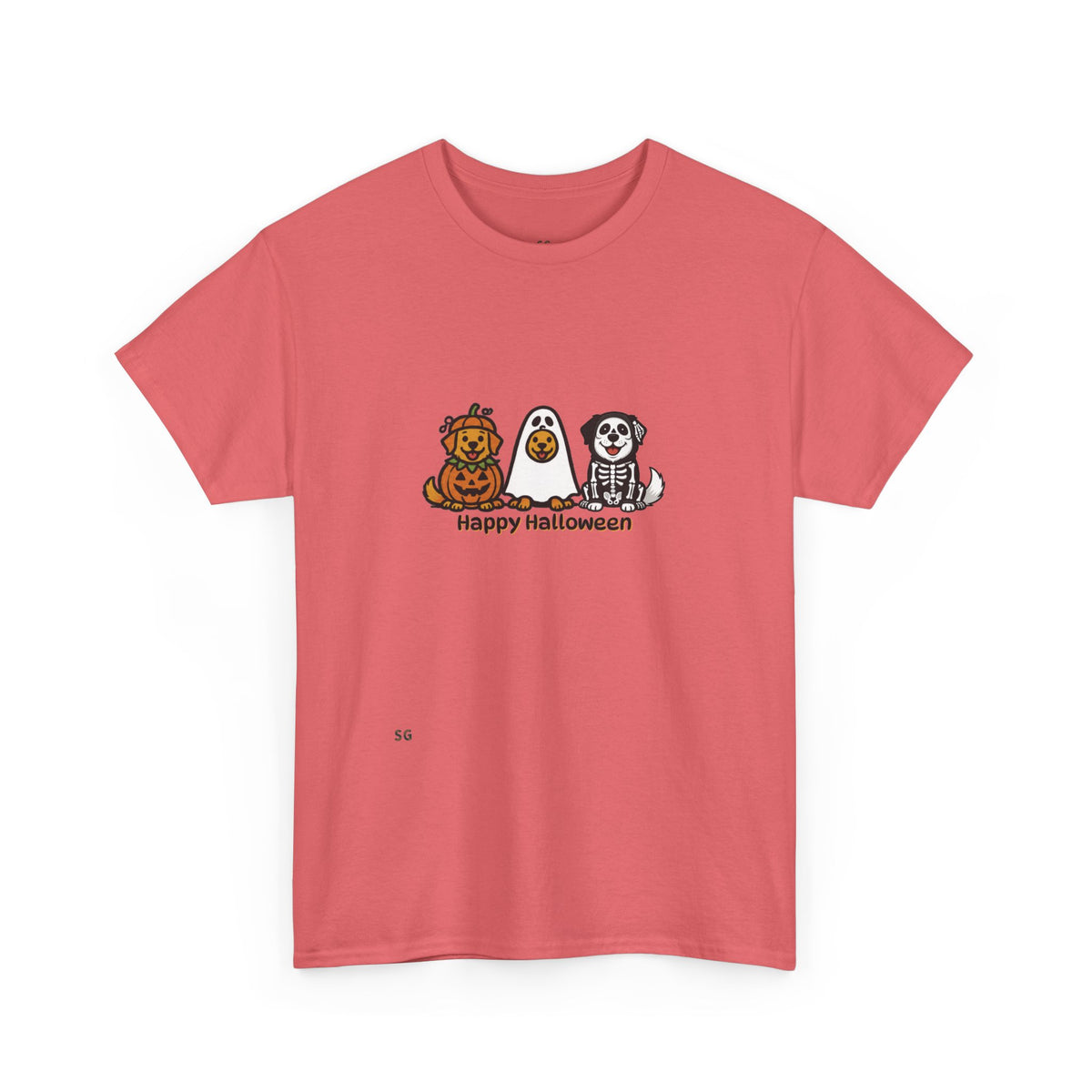 Halloween Puppy Trio T-Shirt | Cute Dog Pumpkin Ghost Costume