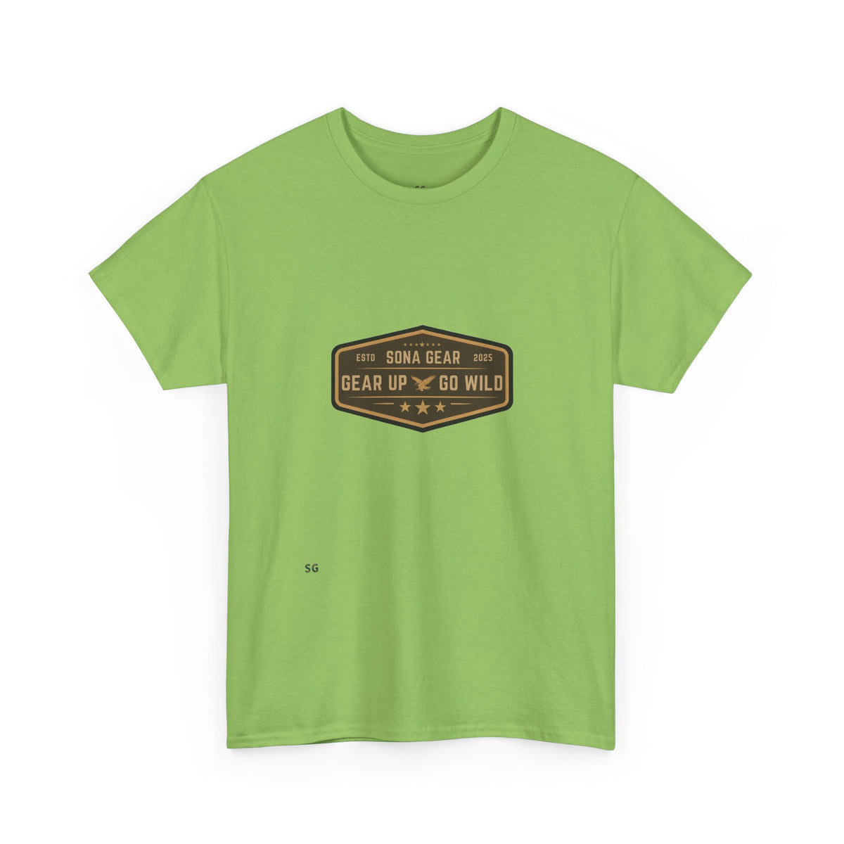 Gear Up Tee — 'Gear Up Go Wild' Outdoor Adventure Badge T-Shirt