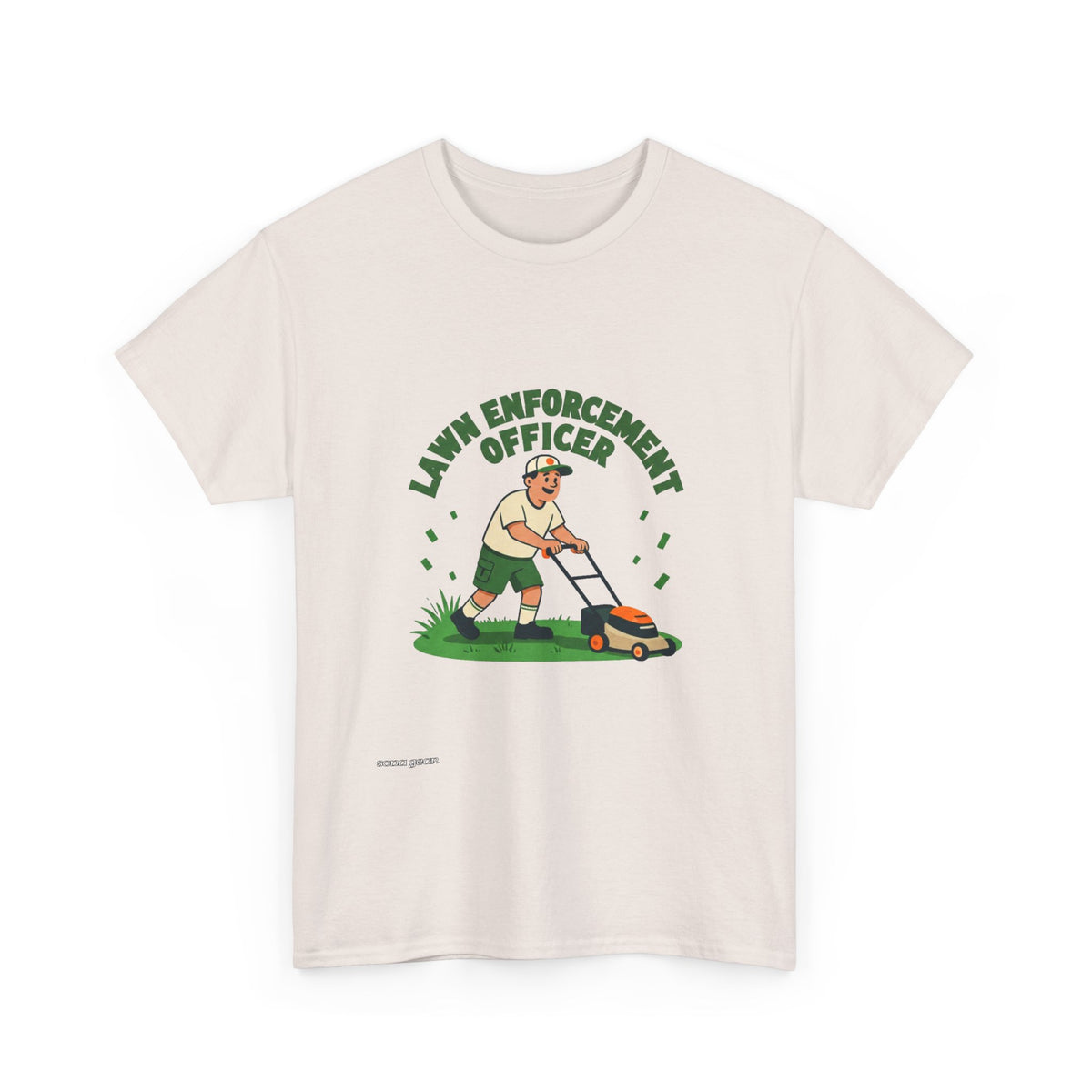 Lawn Enforcement Officer T-Shirt | Lawn Mower Gardening Tee