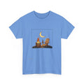 Campfire Night T-Shirt — Adirondack Chair & Moon Graphic Tee