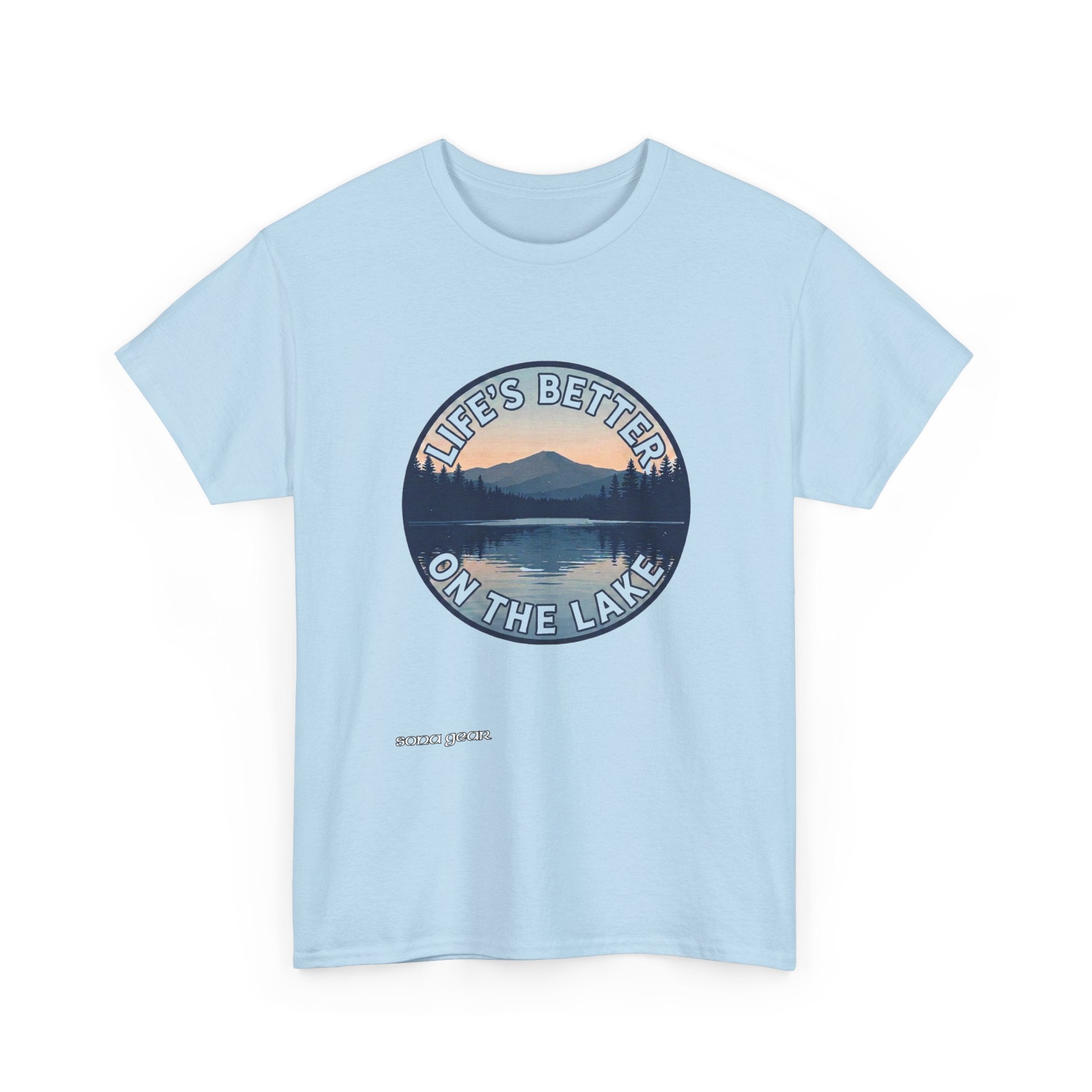 Life's Better on the Lake Tee | Lake Scene, Mountain Reflection, Outdoor Shirt