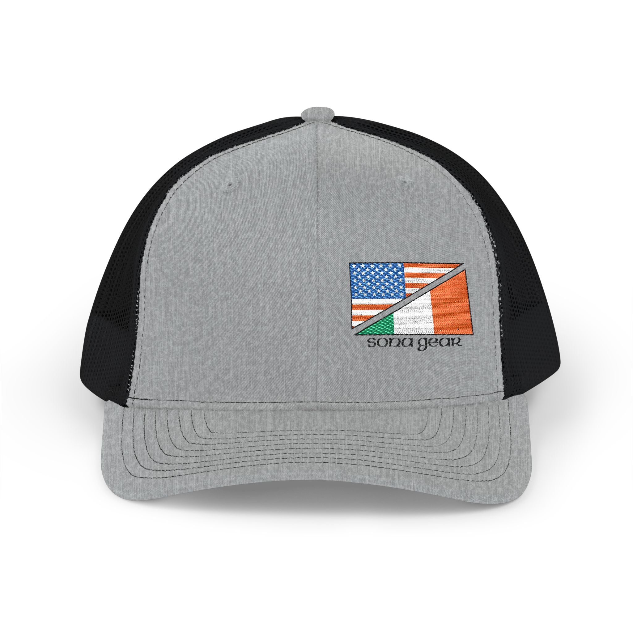 American & Irish Flag - Snapback Trucker Hat