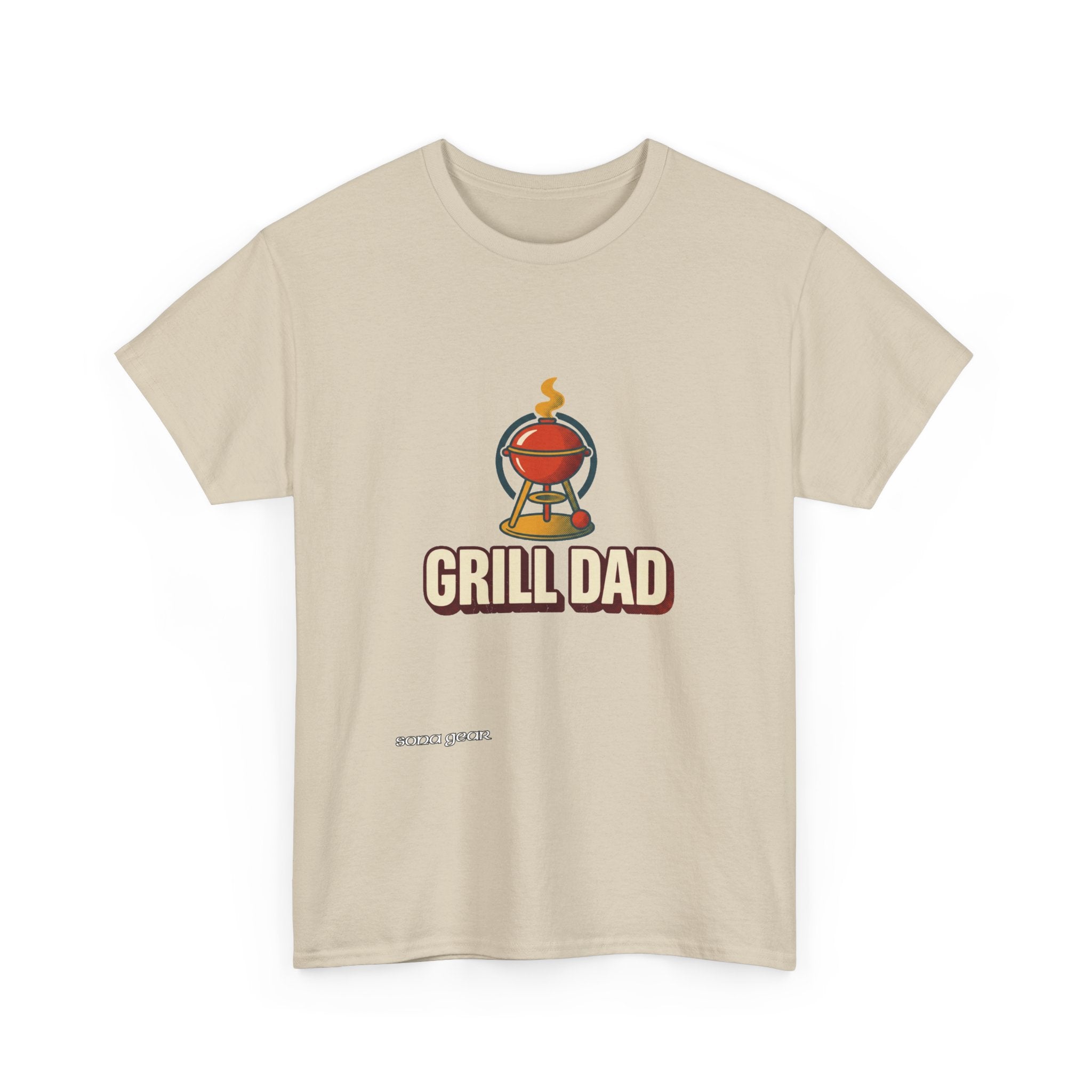 Grill Dad T-Shirt | BBQ Grill Cartoon, Father's Day Tee