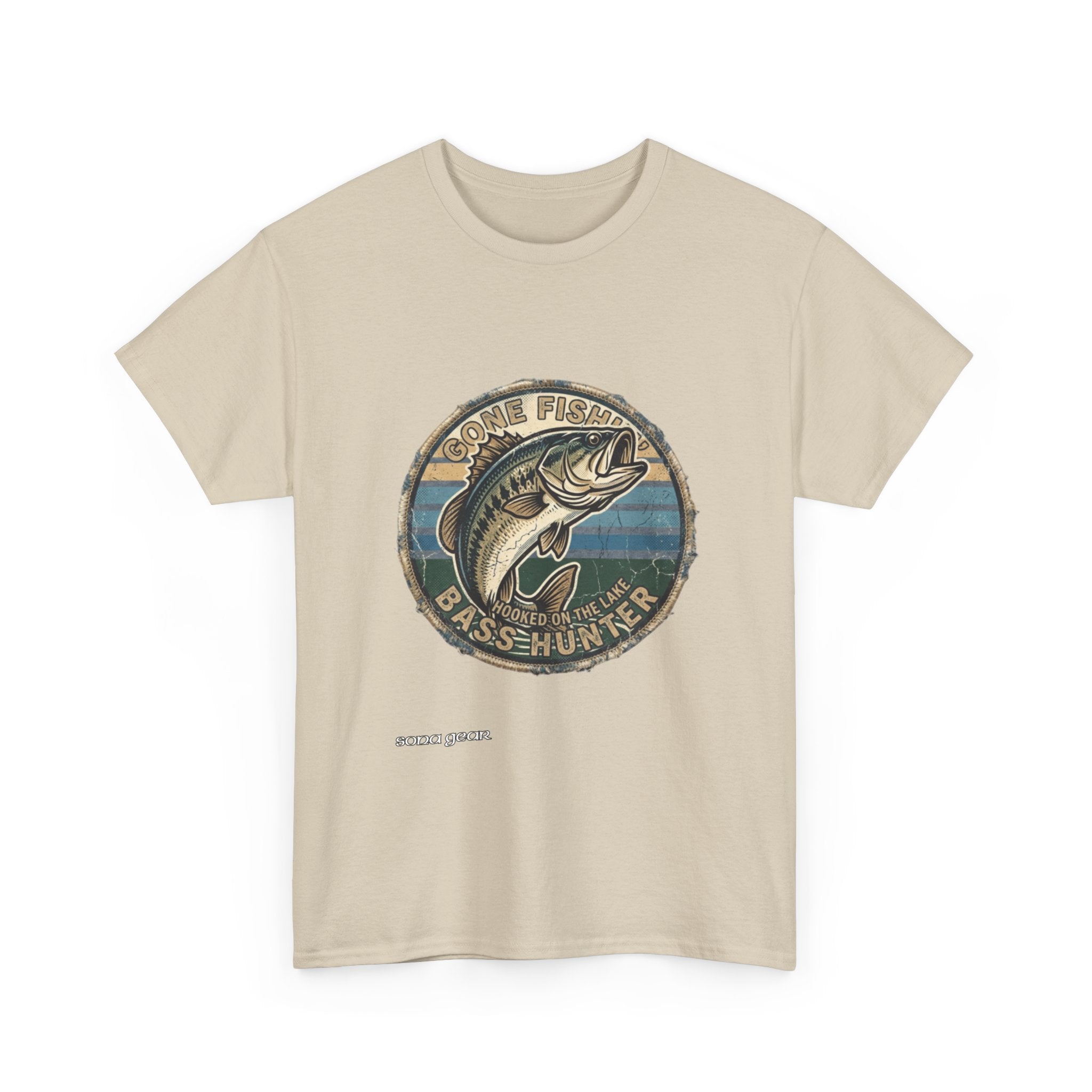 Bass Fisher emblem T-Shirt | Vintage fishing logo tee