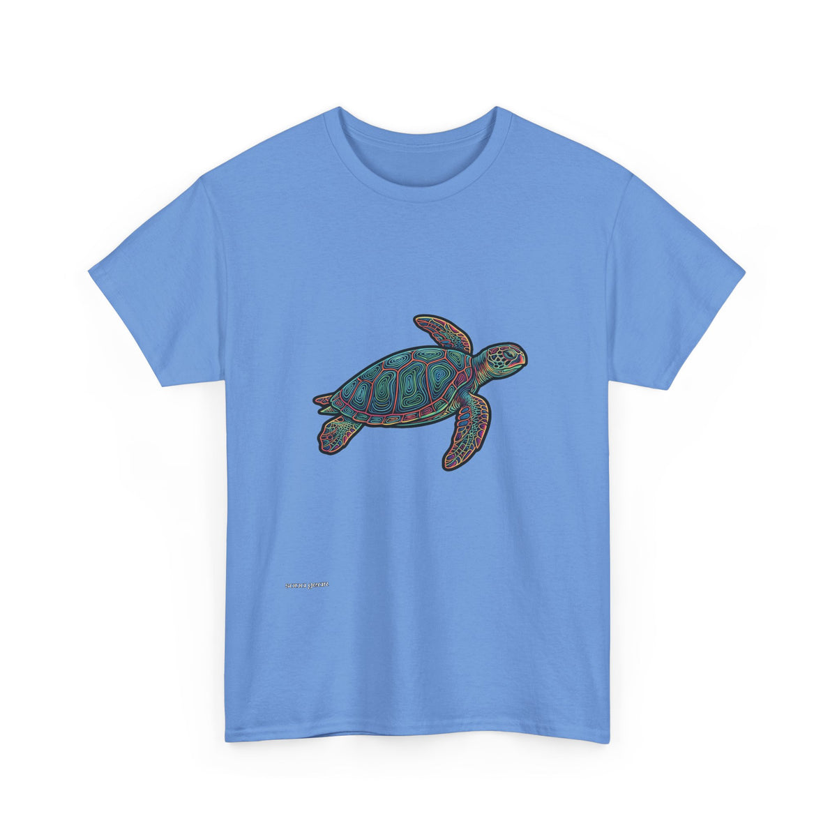 Sea Turtle Illustration Tee | Ocean Conservation, Nautical Graphic Shirt
