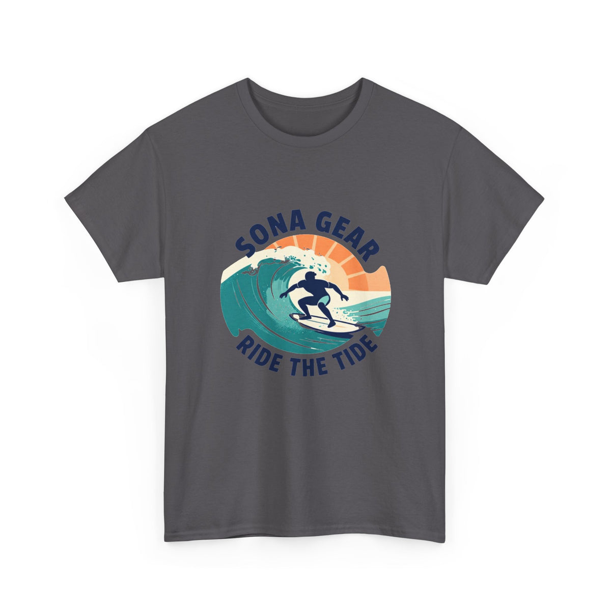 Sona Gear Ride the Tide T-Shirt | Surf Wave Graphic Tee, Beach Vibes