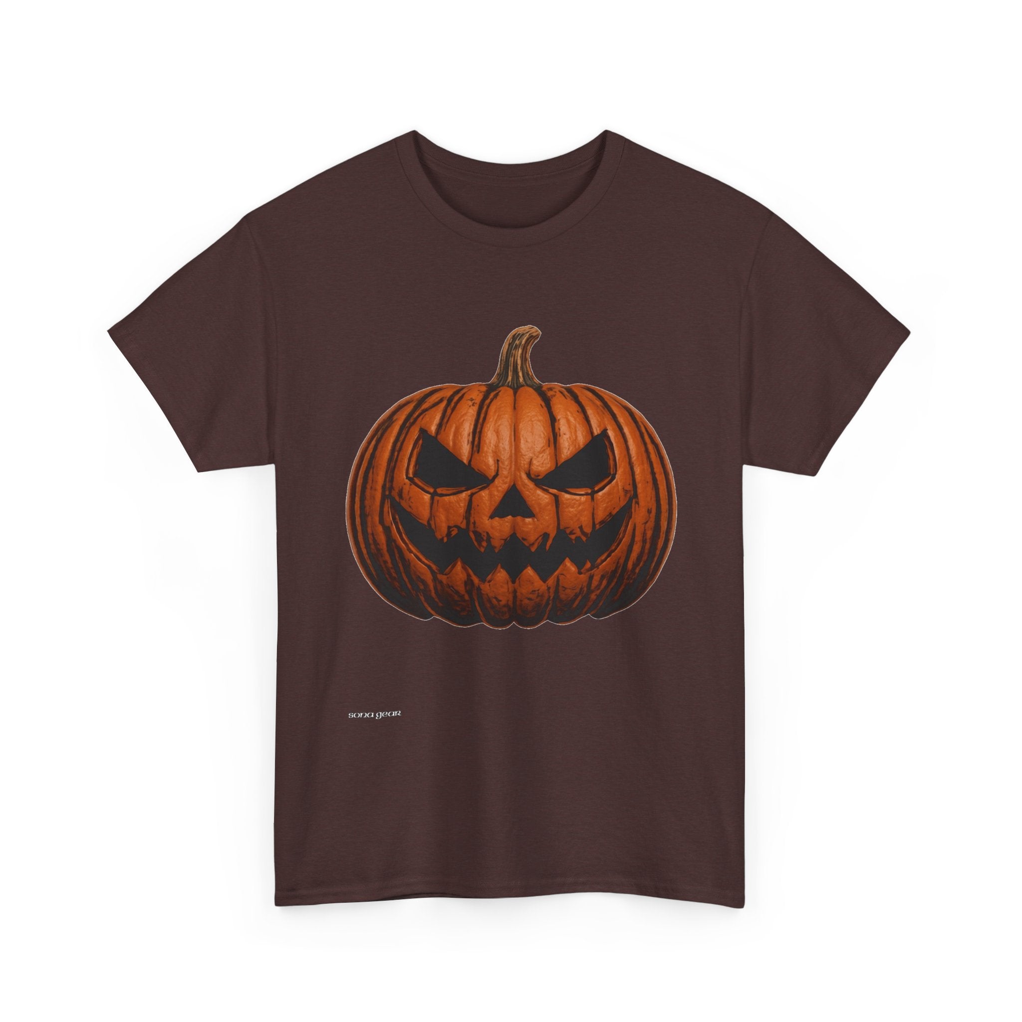 Halloween Jack-O'-Lantern T-Shirt — Spooky Pumpkin Graphic Tee