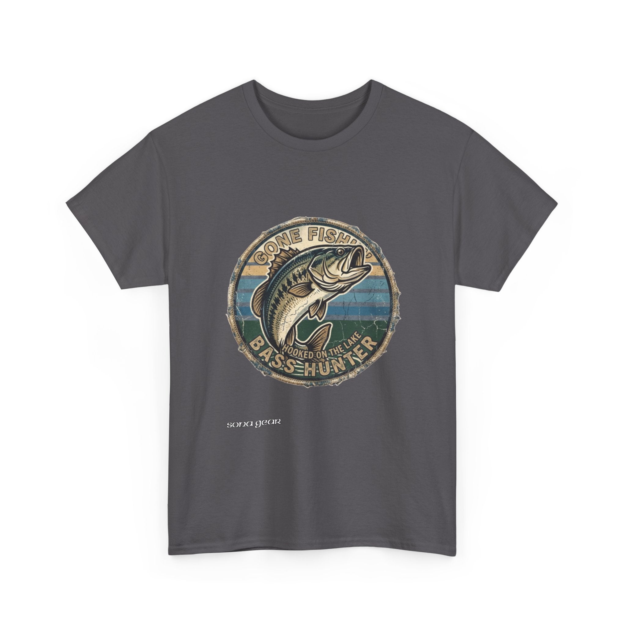 Bass Fisher emblem T-Shirt | Vintage fishing logo tee