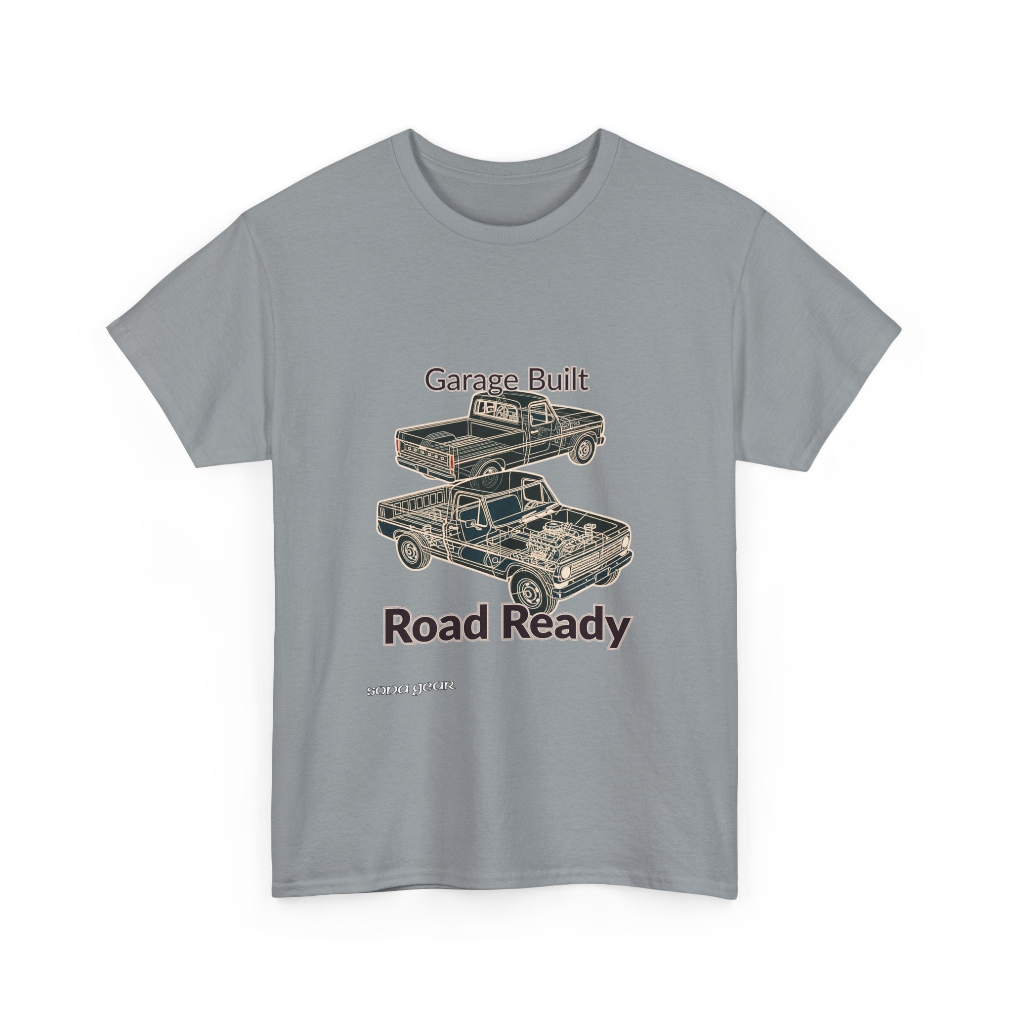 Truck Mechanical Outline 2 - T-Shirt
