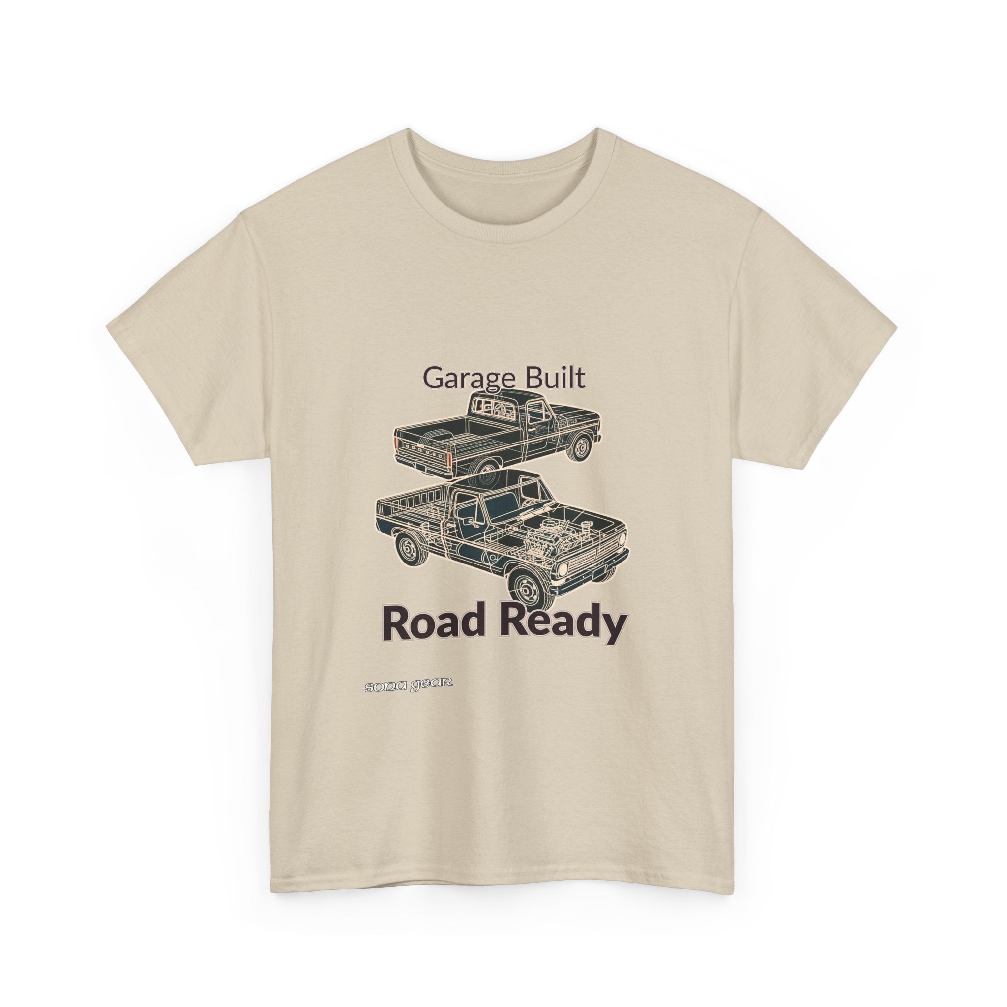 Truck Mechanical Outline 2 - T-Shirt
