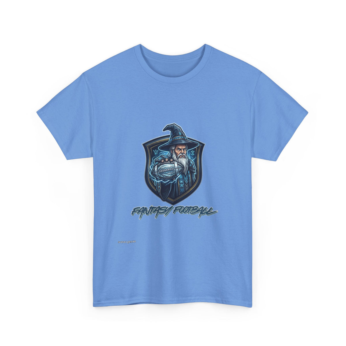 Wizard Crest Fantasy Football T-Shirt — Mystic Mage Graphic Tee