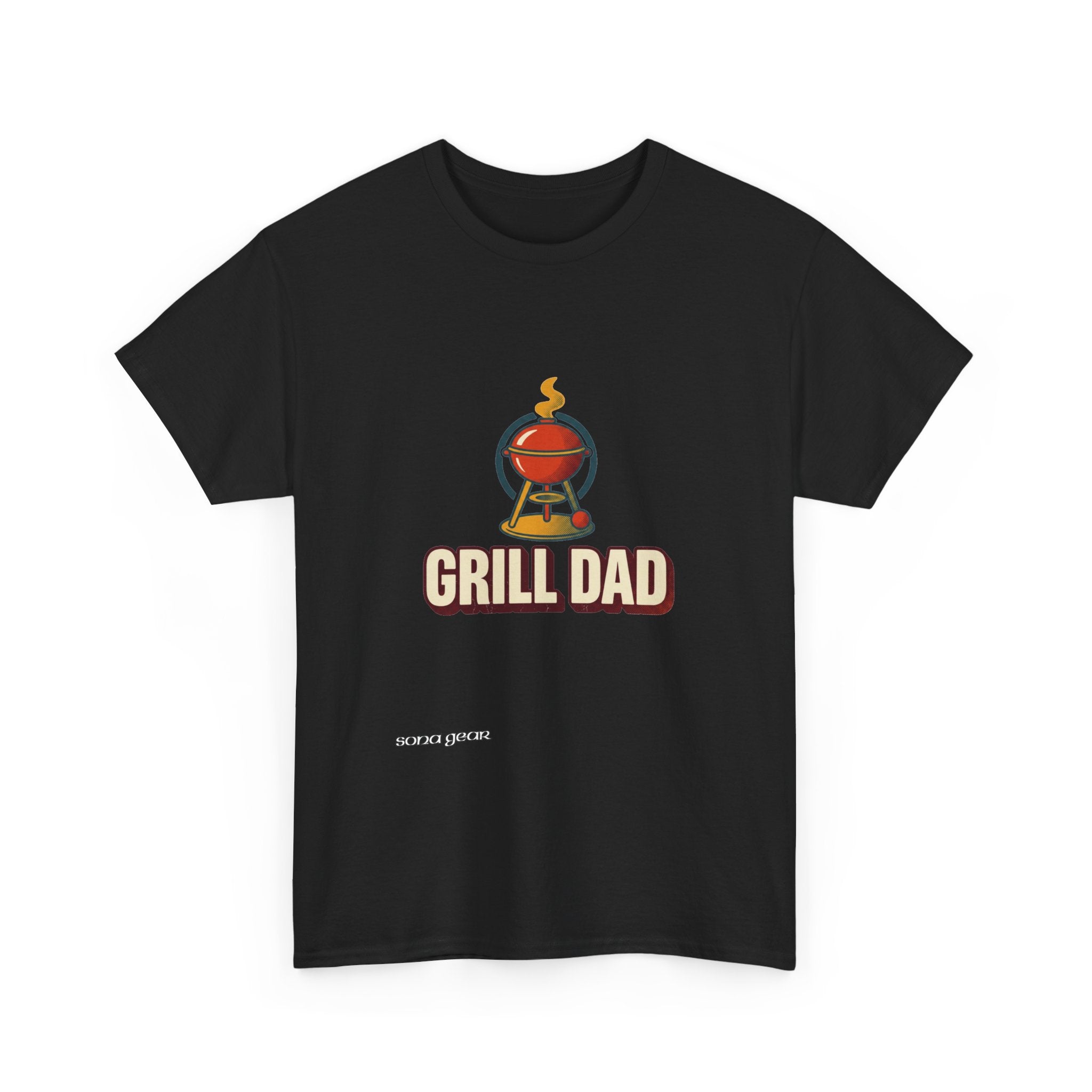 Grill Dad T-Shirt | BBQ Grill Cartoon, Father's Day Tee