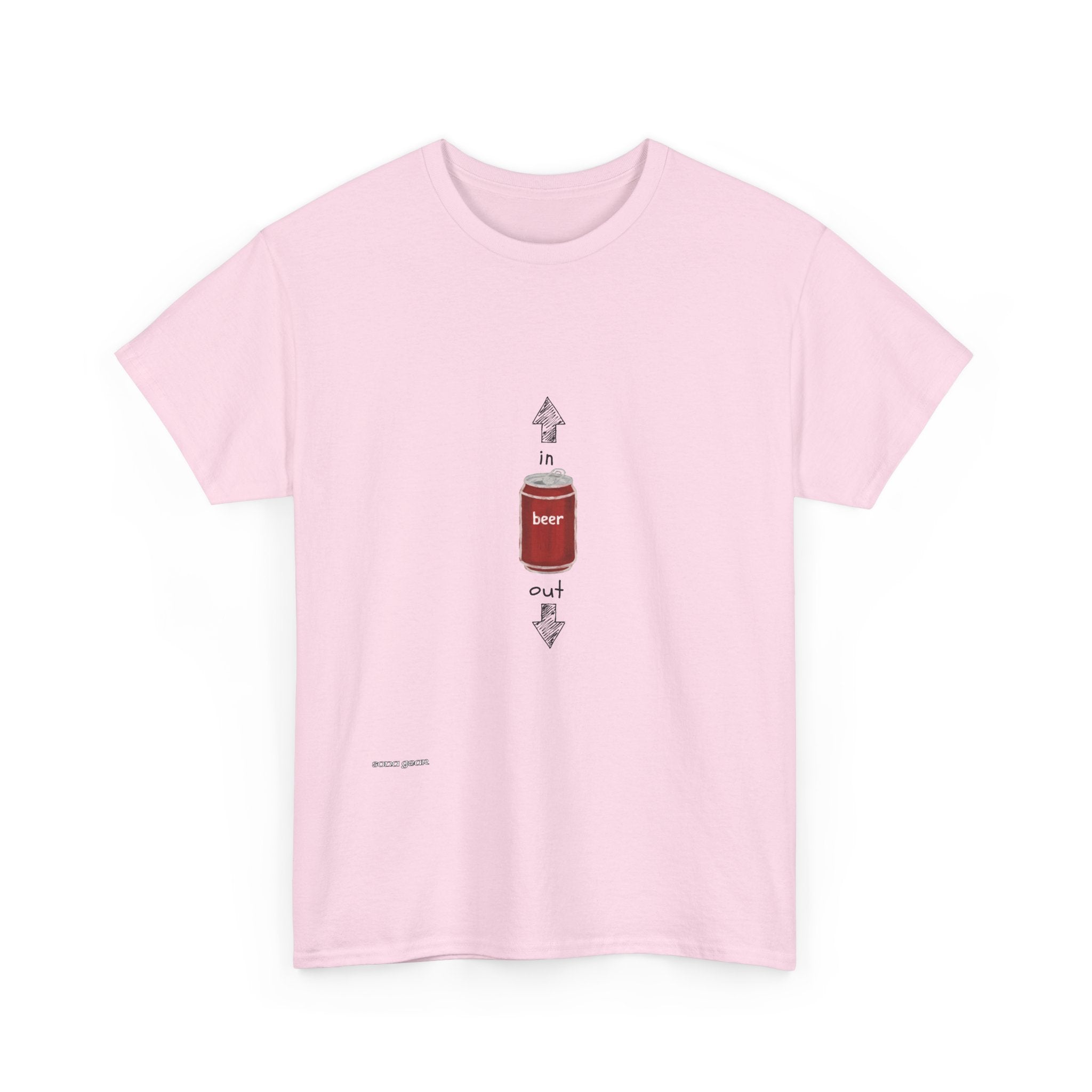 T-Shirt — Minimal Beer Can Graphic Tee