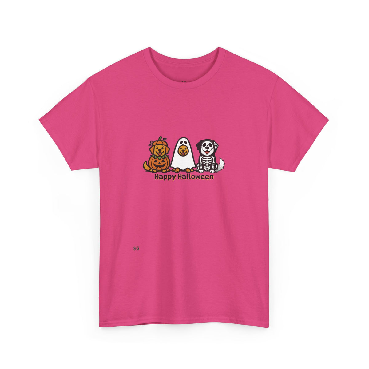 Halloween Puppy Trio T-Shirt | Cute Dog Pumpkin Ghost Costume