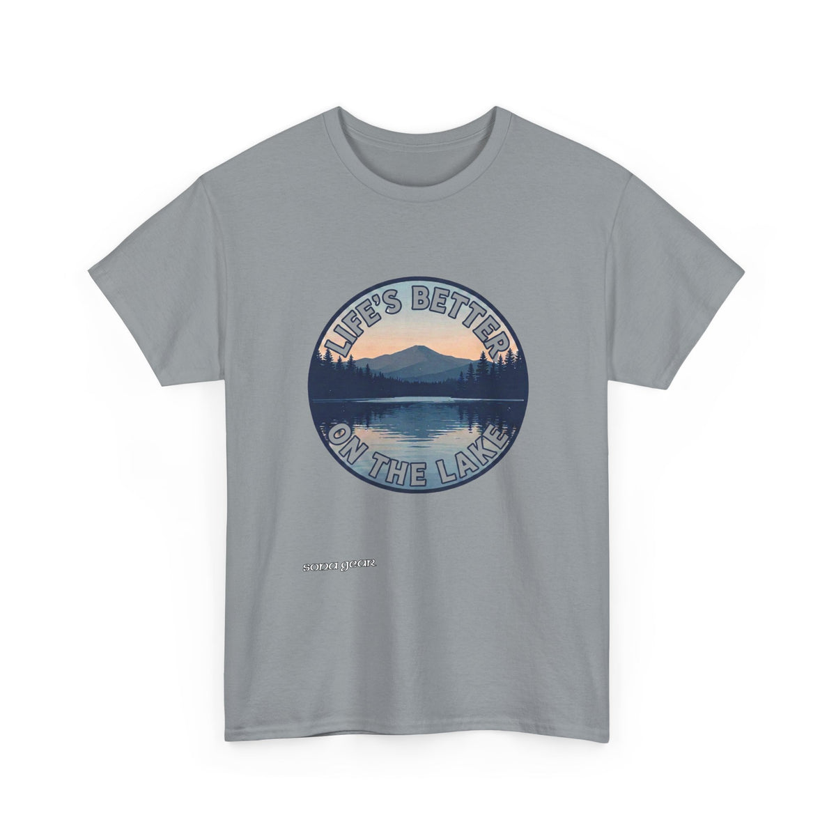 Life's Better on the Lake Tee | Lake Scene, Mountain Reflection, Outdoor Shirt