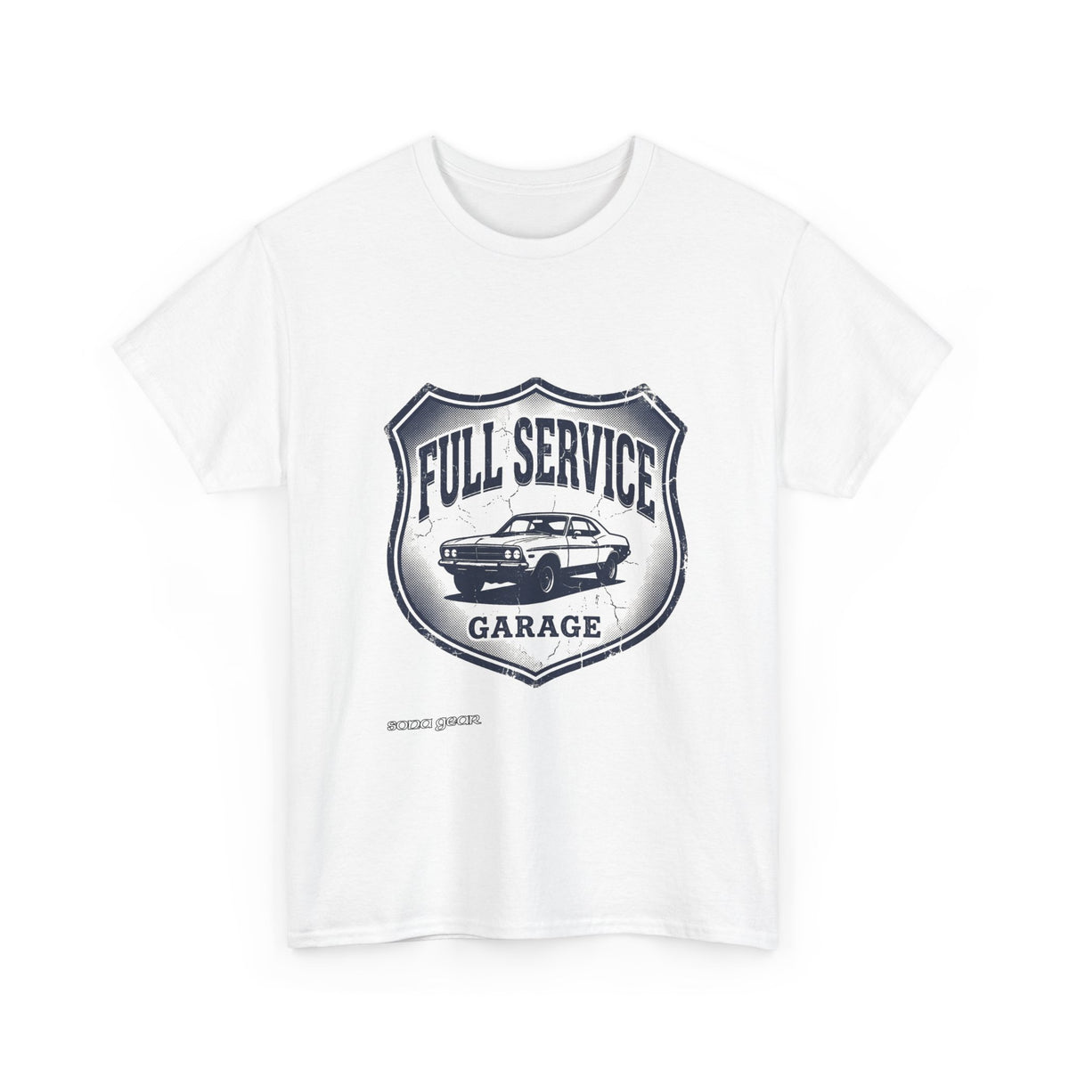 Full Service Garage T-Shirt — Vintage Car Mechanic Tee