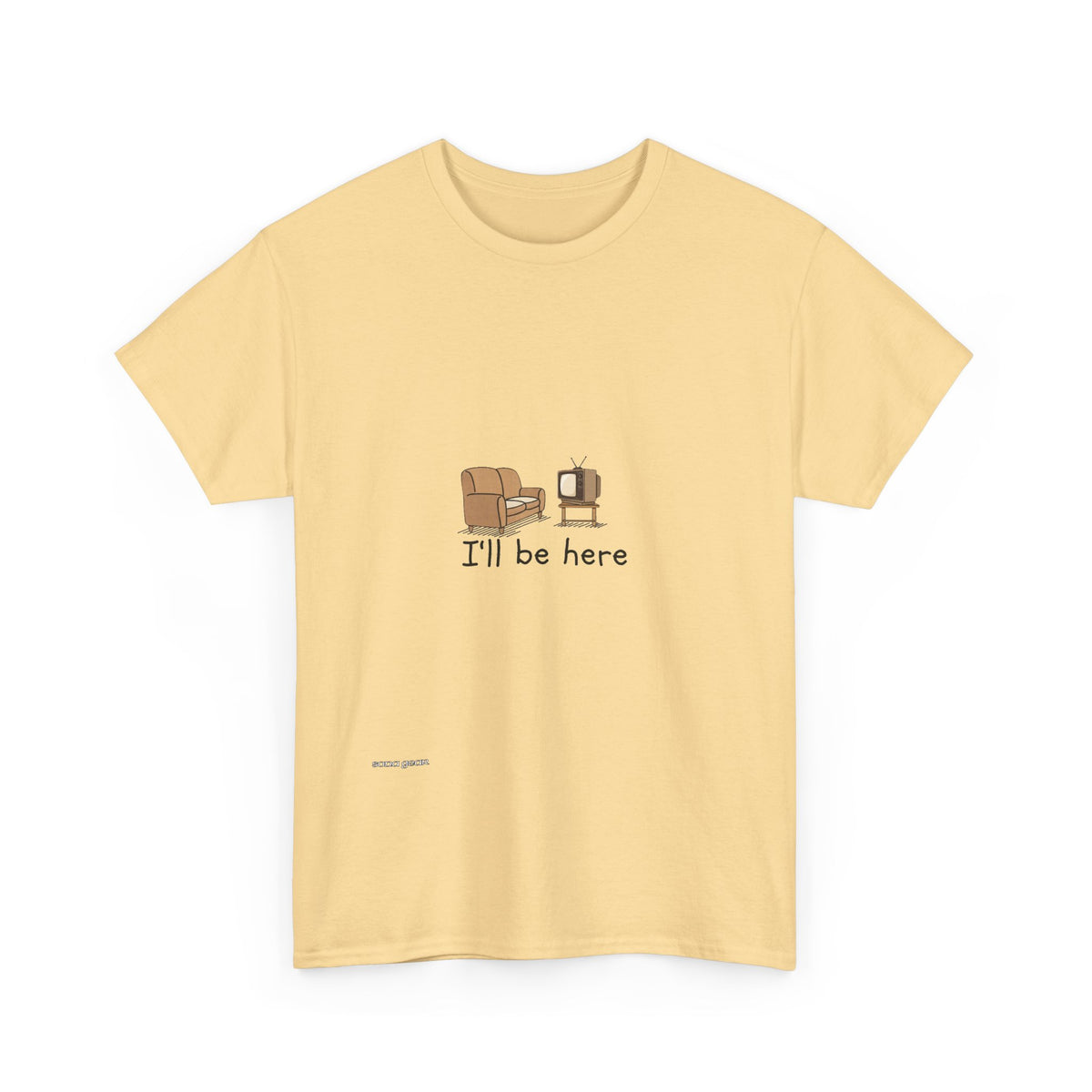 Relaxing Reading Tee — 'I'll Be Here' Cozy Book & Coffee T‑Shirt