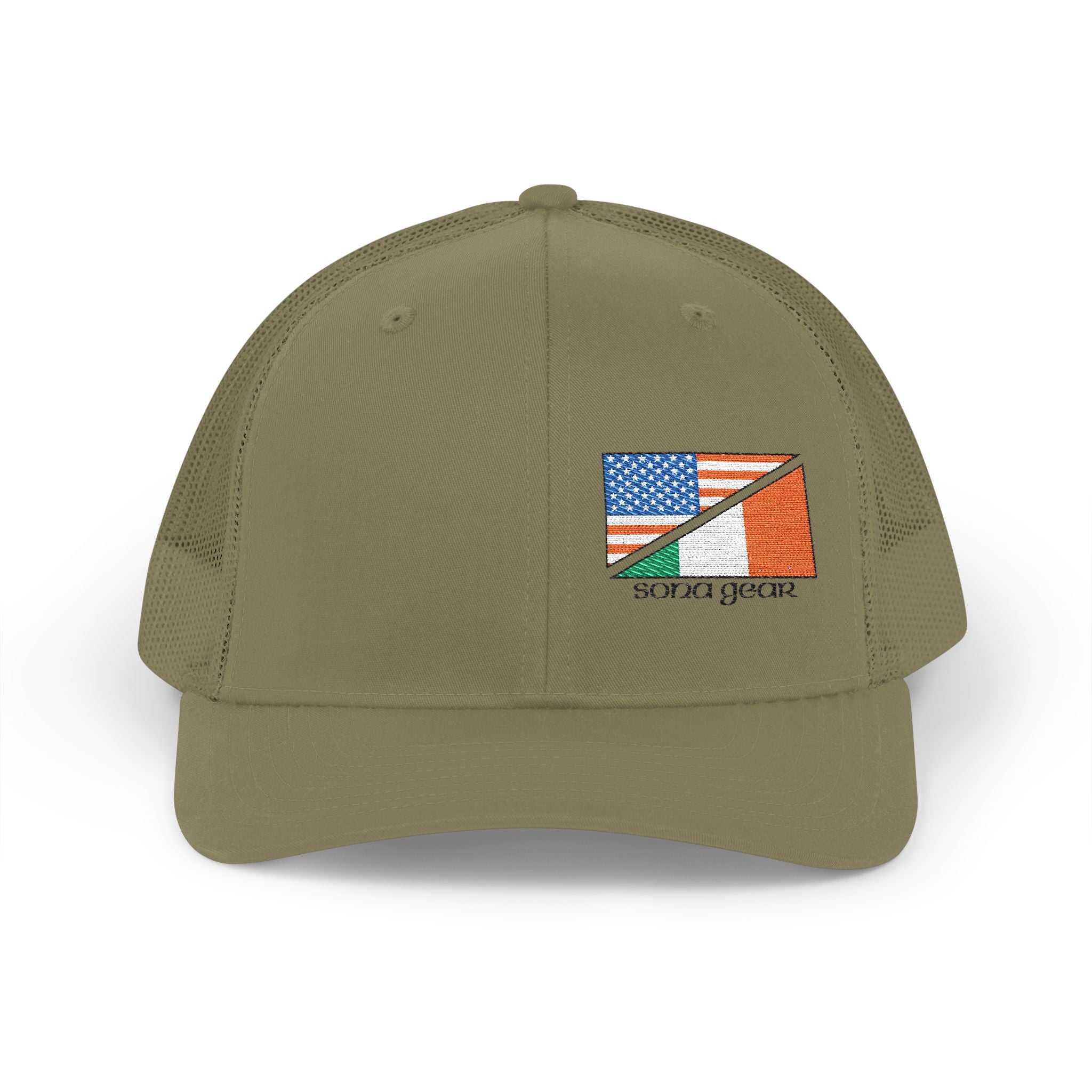American & Irish Flag - Snapback Trucker Hat