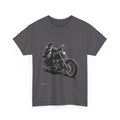 Skeleton Biker Motorcycle Tee | Skull Rider Graphic T-Shirt